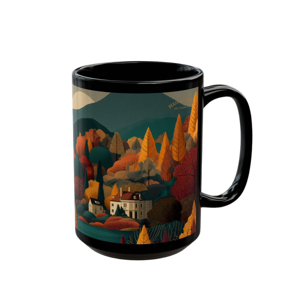 Coffee cup "Golden Retreat" - Golden Autumn No. 44