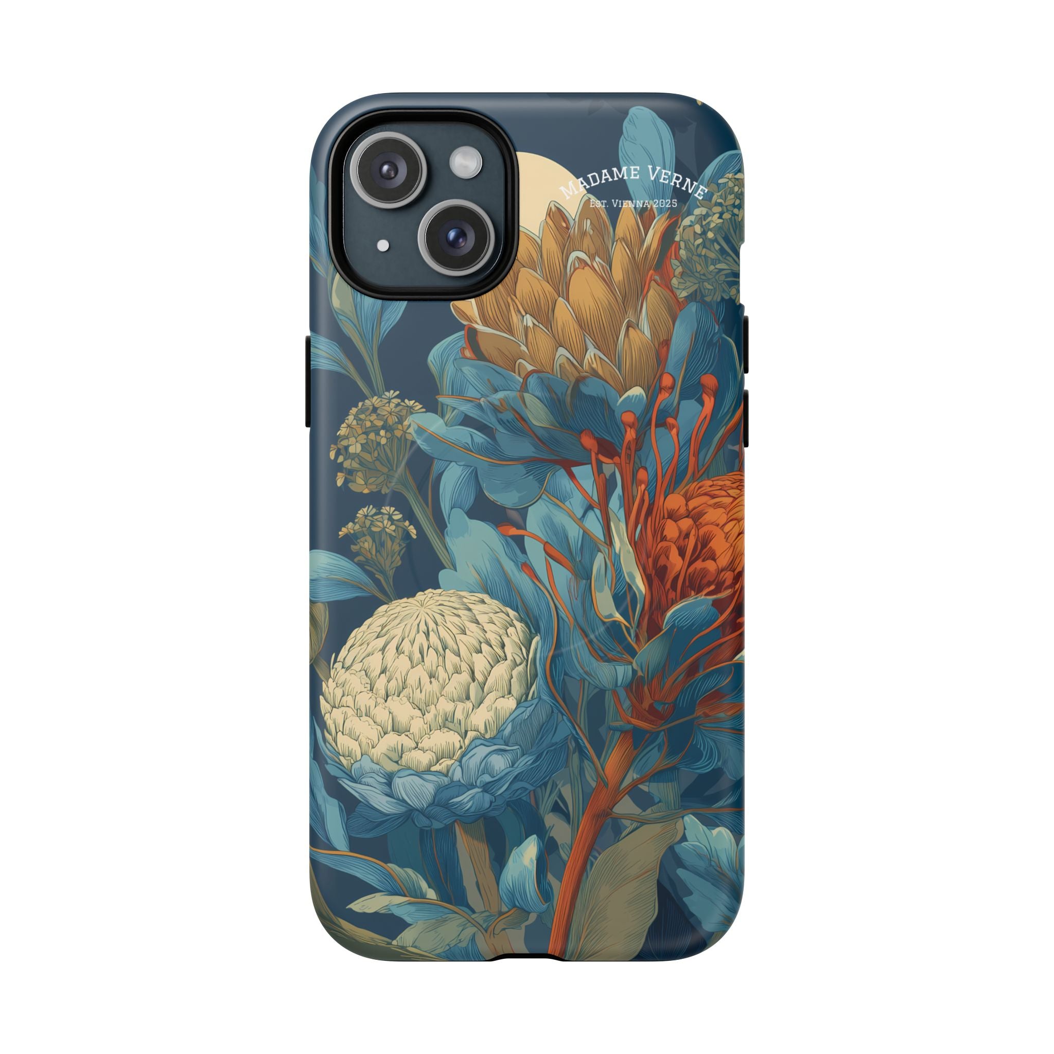 MagSafe iPhone-Schutzhülle "Protea Reverie" - Cosmic Botanicals No. 62