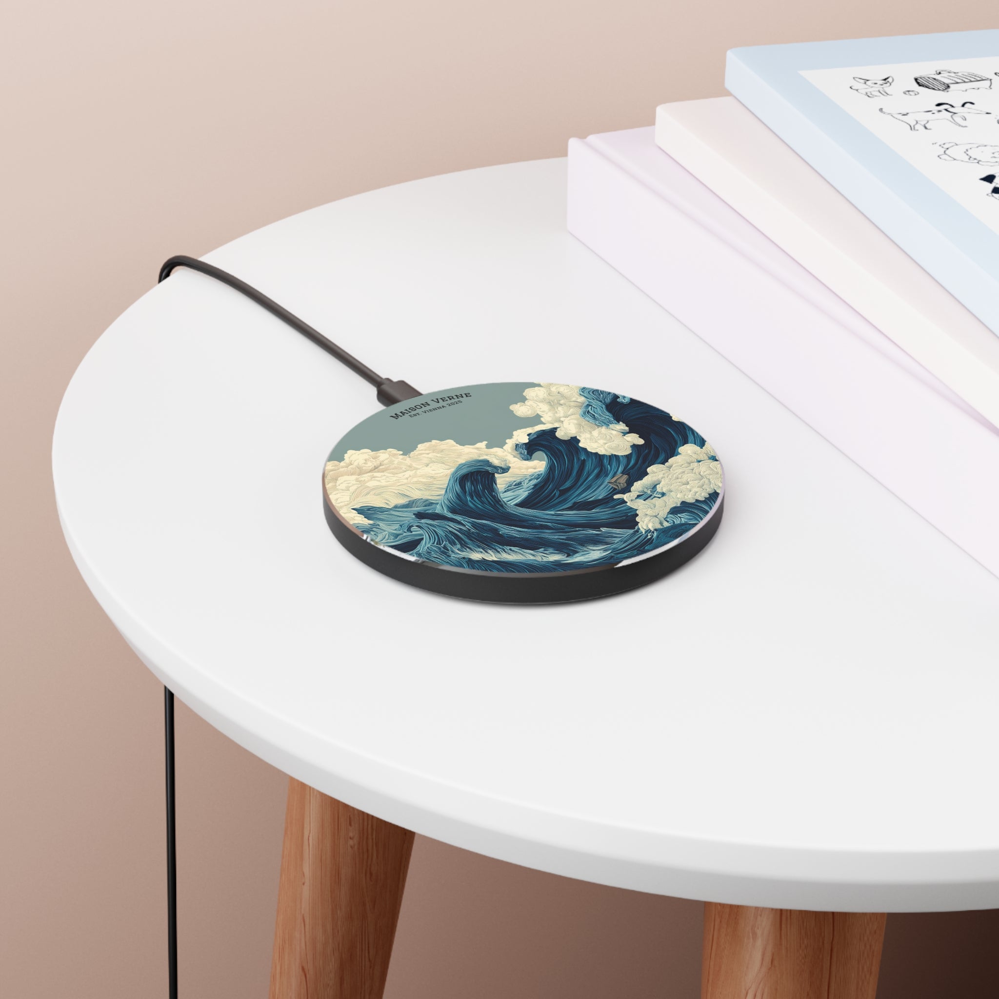 Maison Verne Wireless Charger "Tempest's Embrace" - Opal Depths No. 38