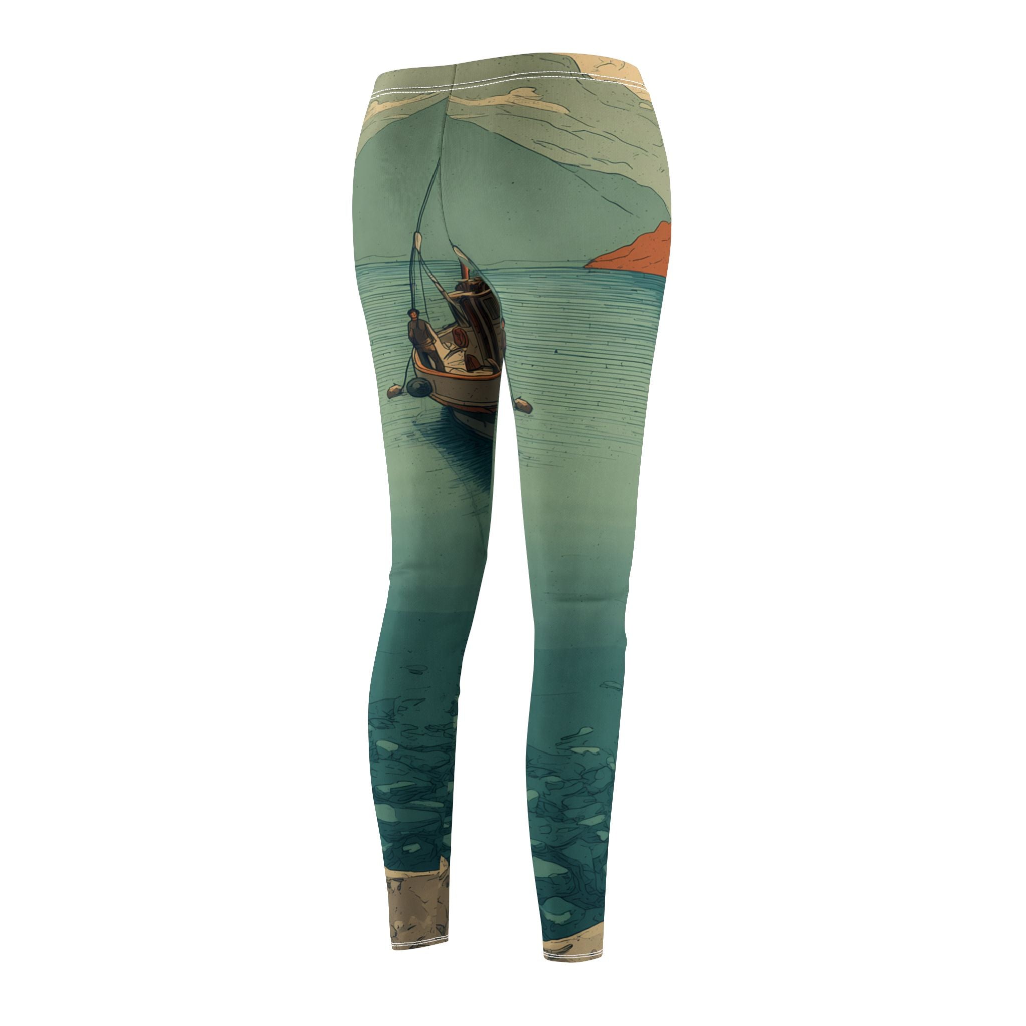 Stretch-Leggings für Freizeit & Yoga "Scenic Landscape" - Below & Beyond No. 01