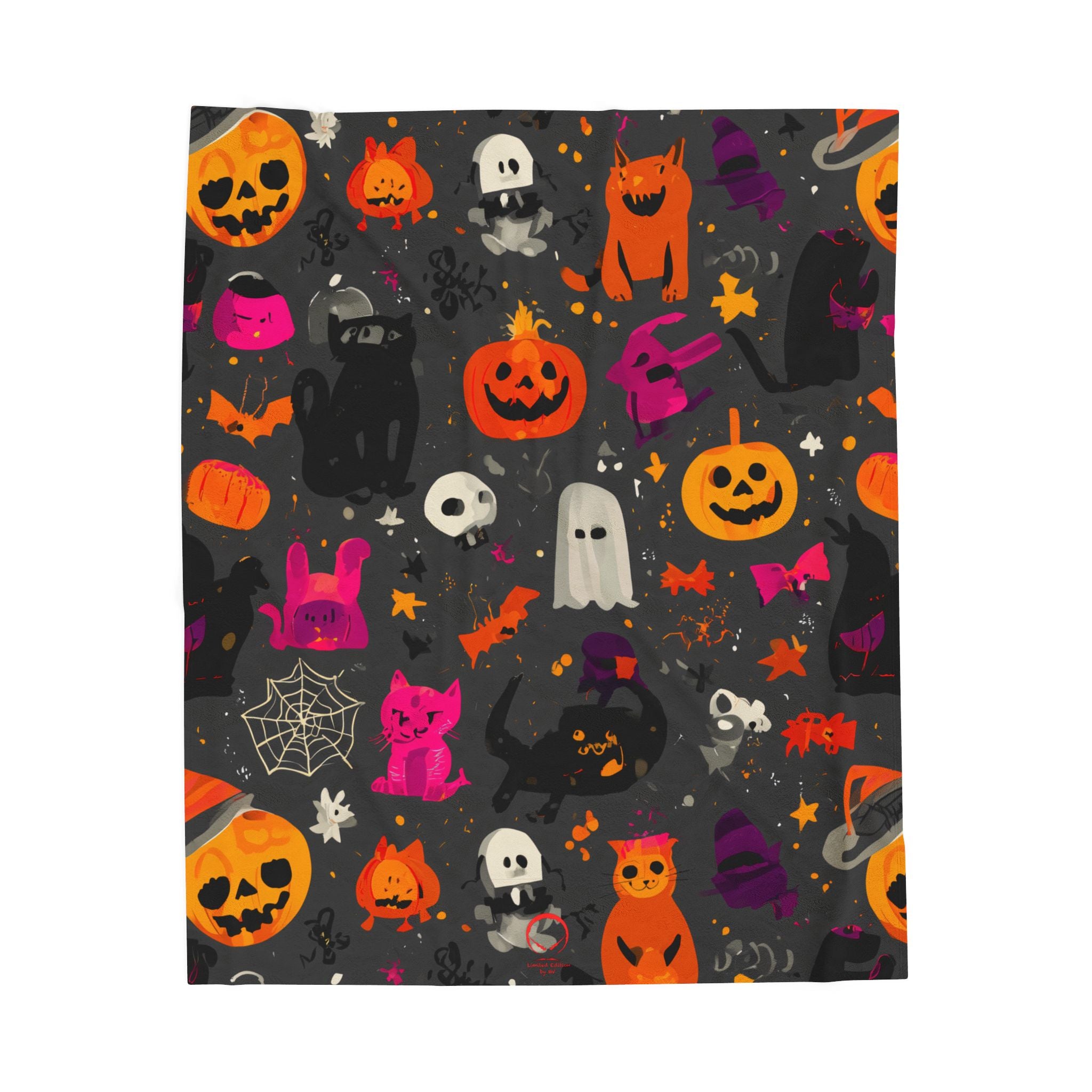 Maison Verne Halloween Ltd. Edition Velours-Kuscheldecke - 🎃👻 Wicked Elegance No. 83 👻🎃