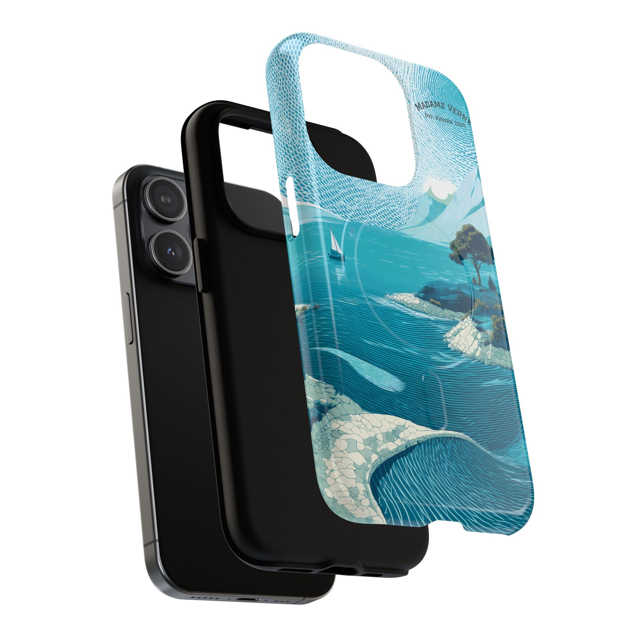 MagSafe iPhone Case "Azure Horizons" - Below & Beyond No. 26