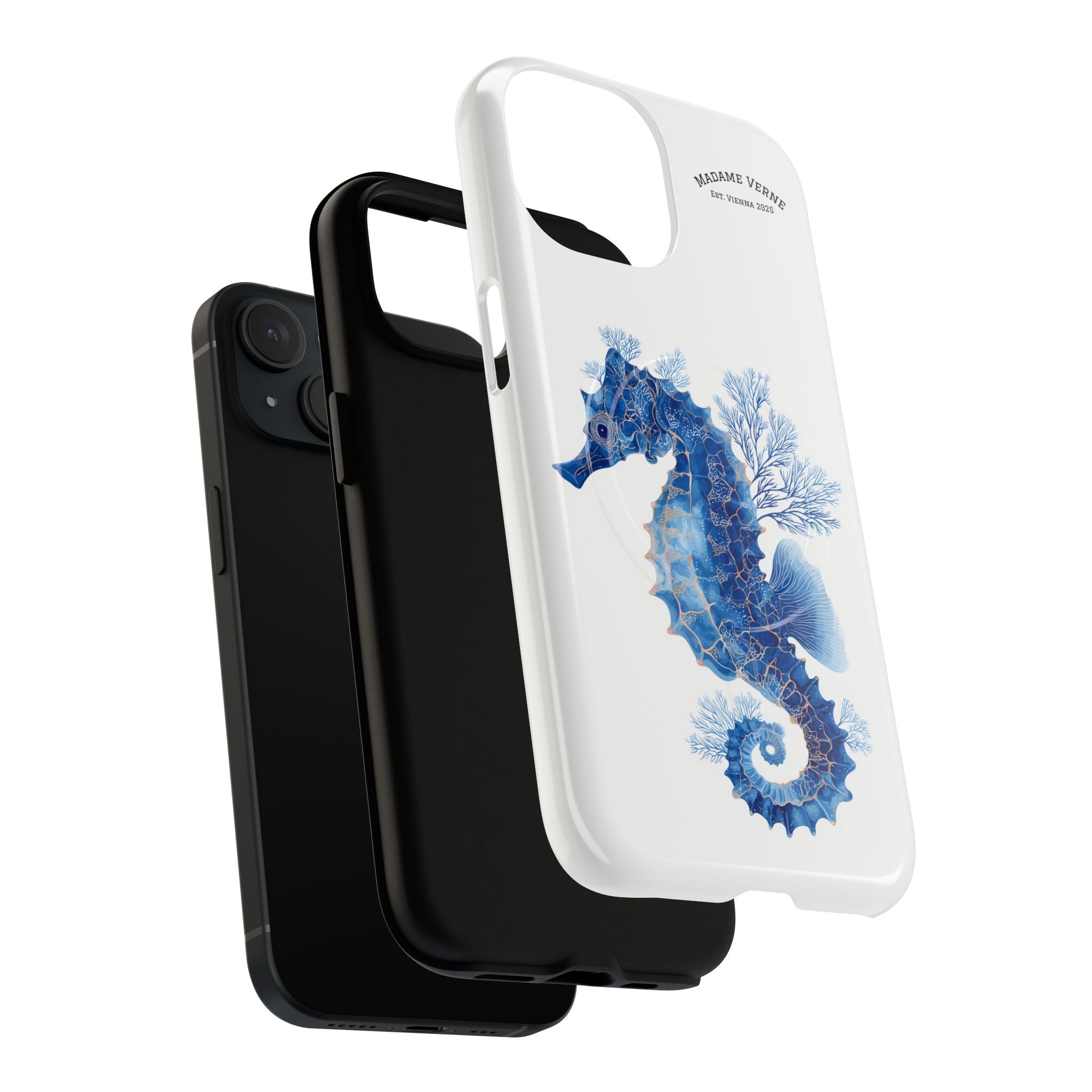 MagSafe iPhone Case "Azure Sentinel" - Opal Depths No. 32
