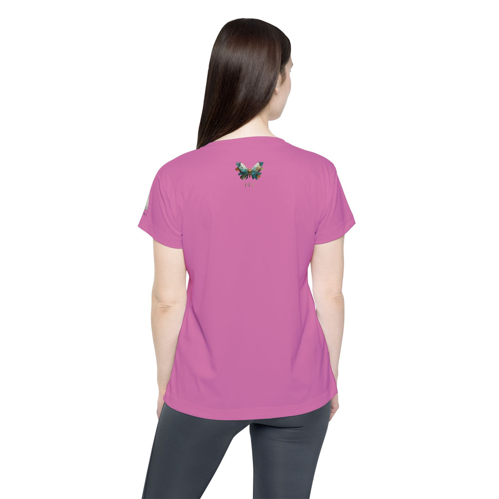 Dames T-shirt "Celestial Bloom" - Cosmic Botanicals nr. 30 (roze)