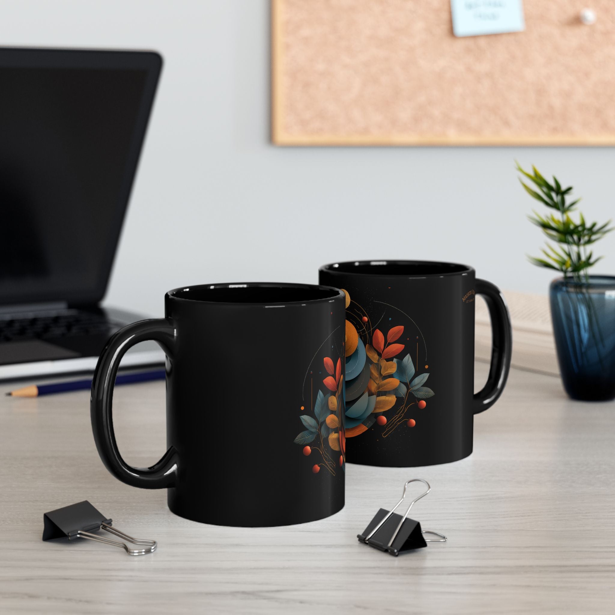 Coffee cup "Cosmic Harvest" - Golden Autumn No. 31