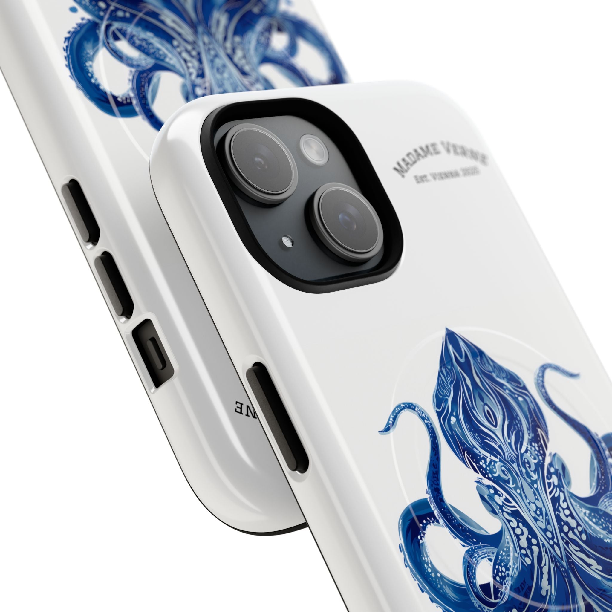 MagSafe iPhone Case "Deep Blue Bloom" - Opal Depths No. 32