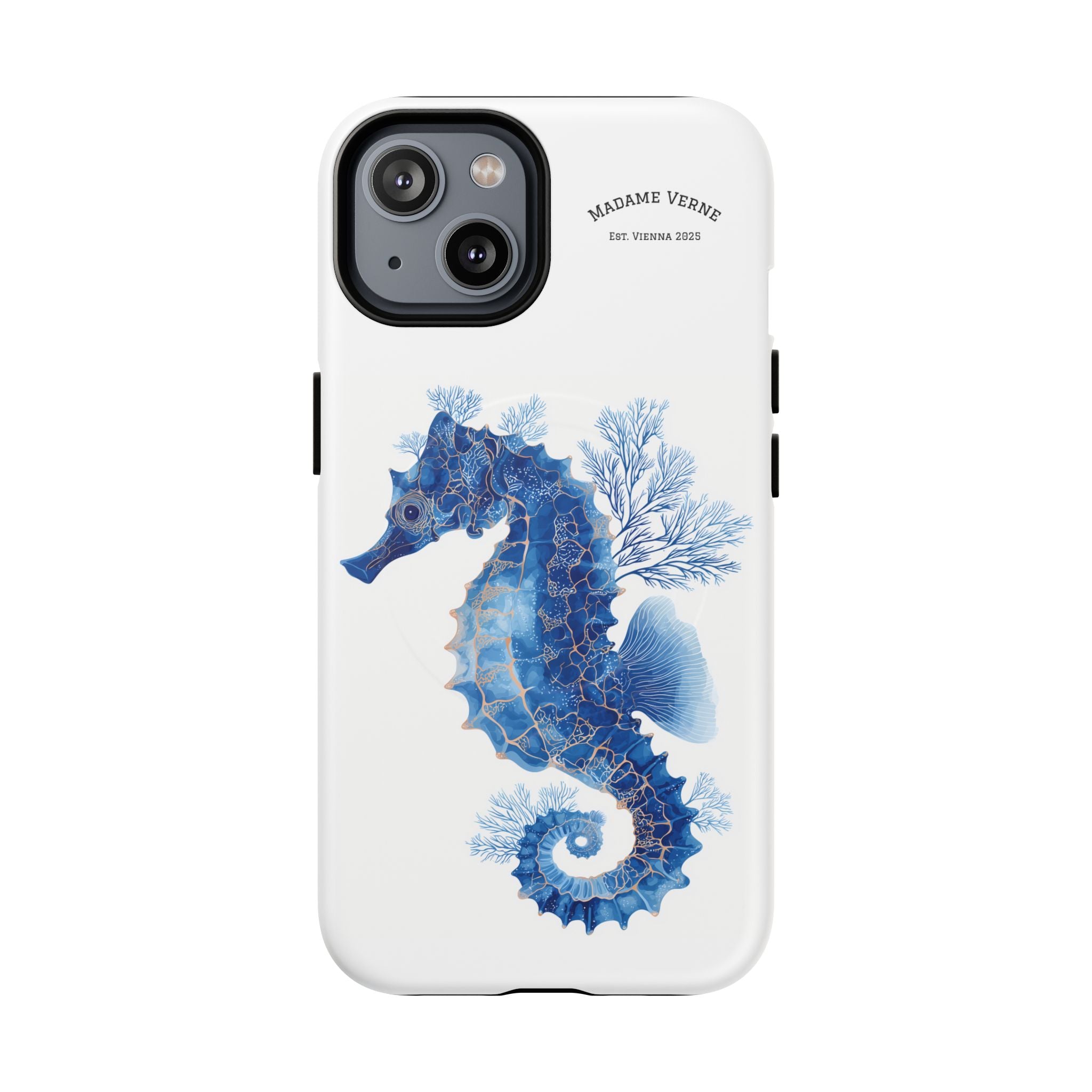 MagSafe iPhone Case "Azure Sentinel" - Opal Depths No. 32