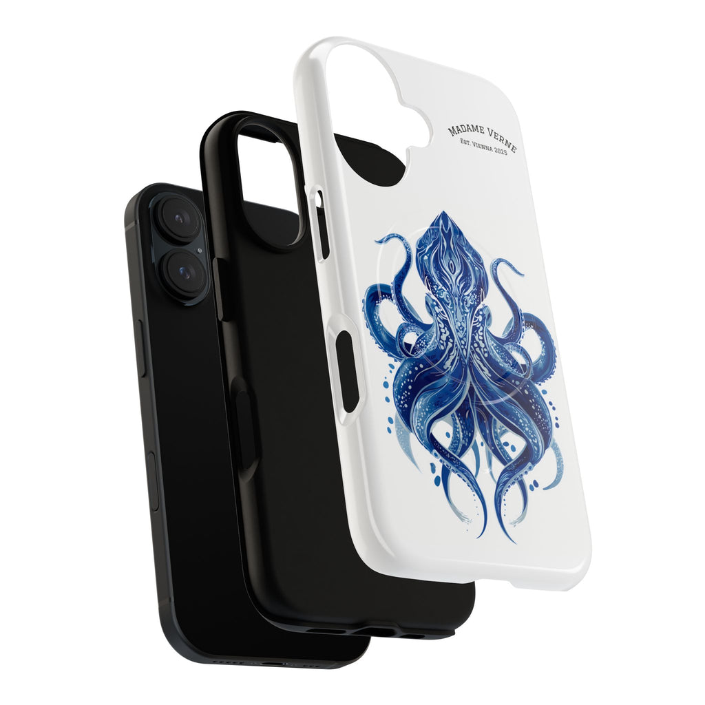 MagSafe iPhone Case "Deep Blue Bloom" - Opal Depths No. 32