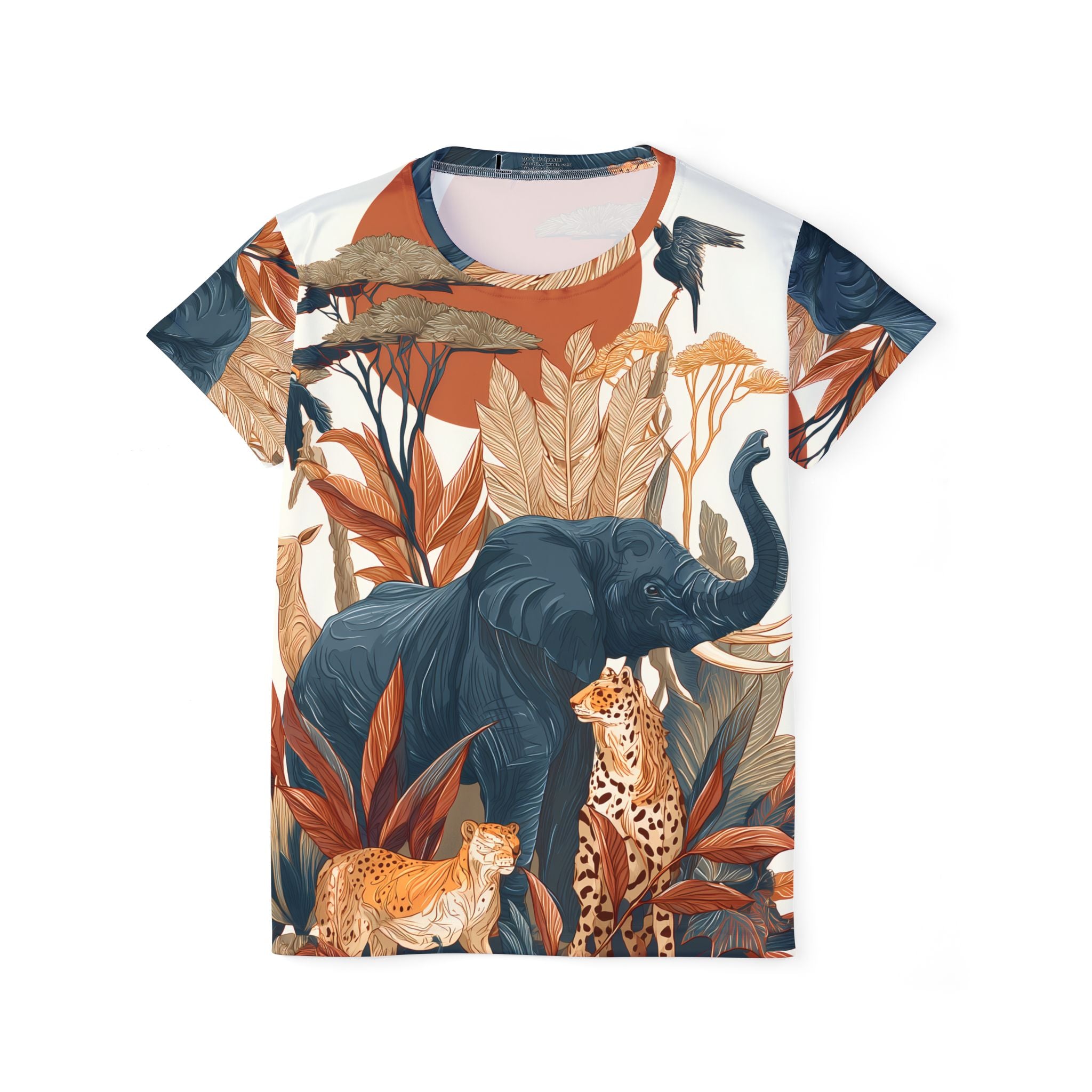 Plus Size Damen T-shirt "Savannah Royal" - Wilderness Whisper No. 07