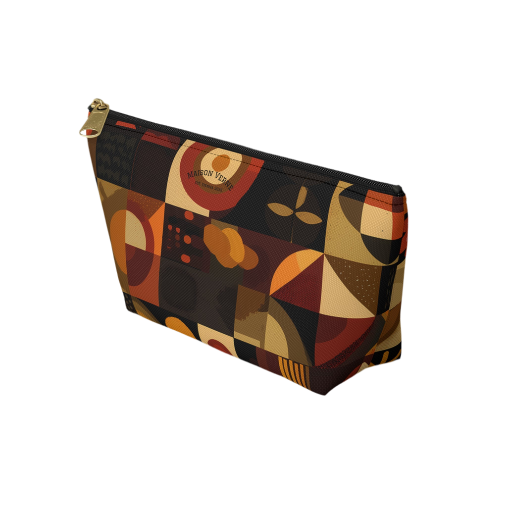 Maison Verne Kosmetiktasche "Patterned Harvest" - Golden Autumn No. 66