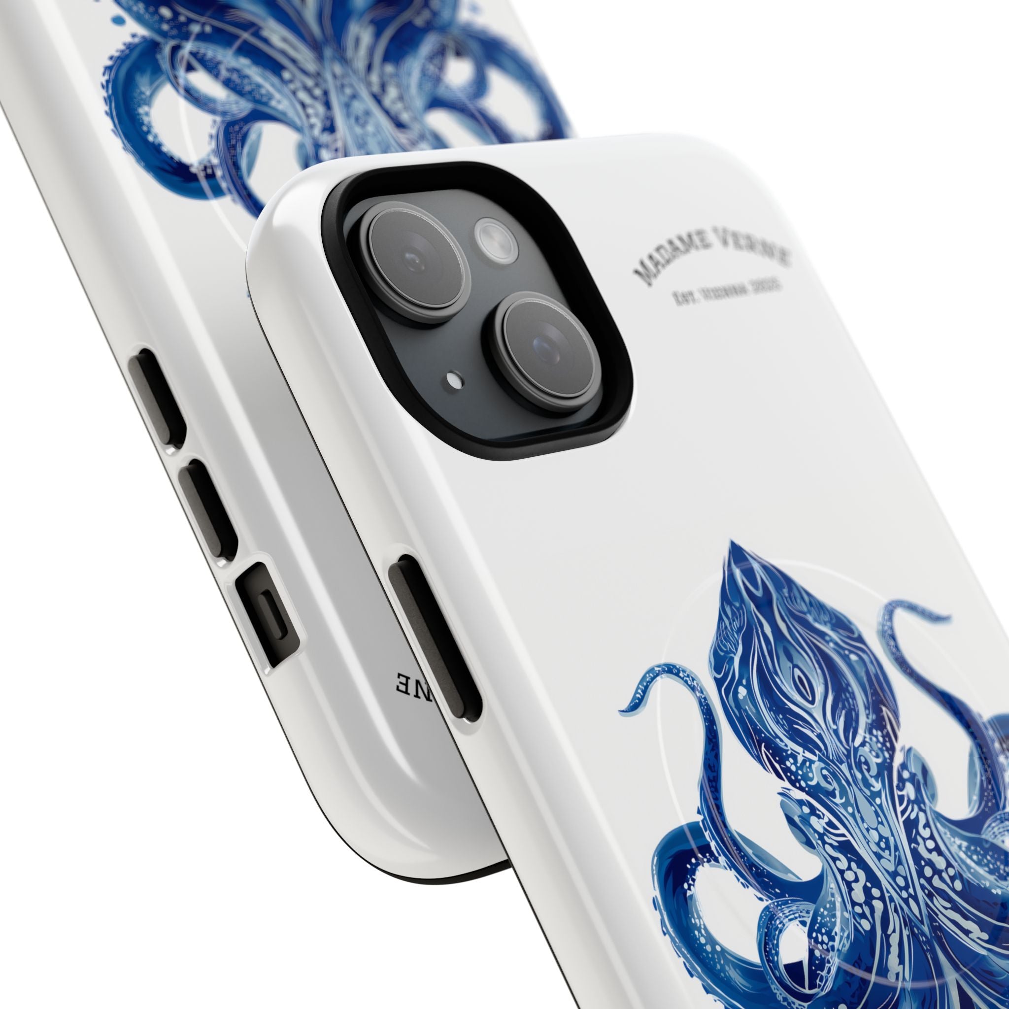 MagSafe iPhone Case "Deep Blue Bloom" - Opal Depths No. 32