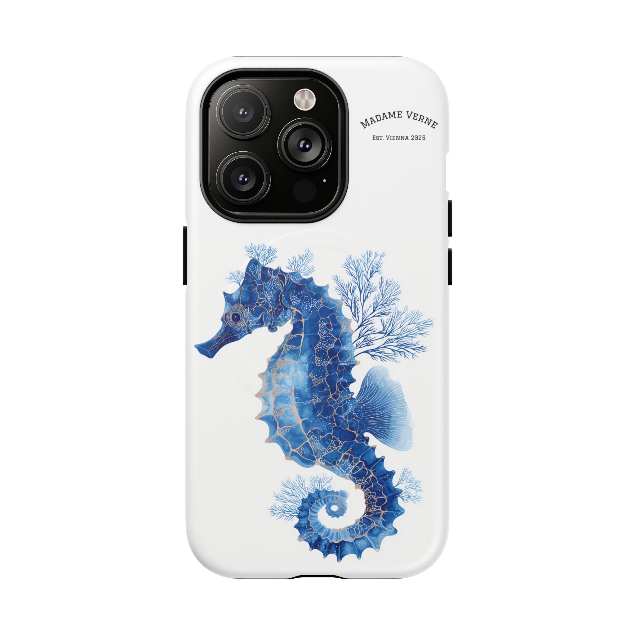 MagSafe iPhone Case "Azure Sentinel" - Opal Depths No. 32