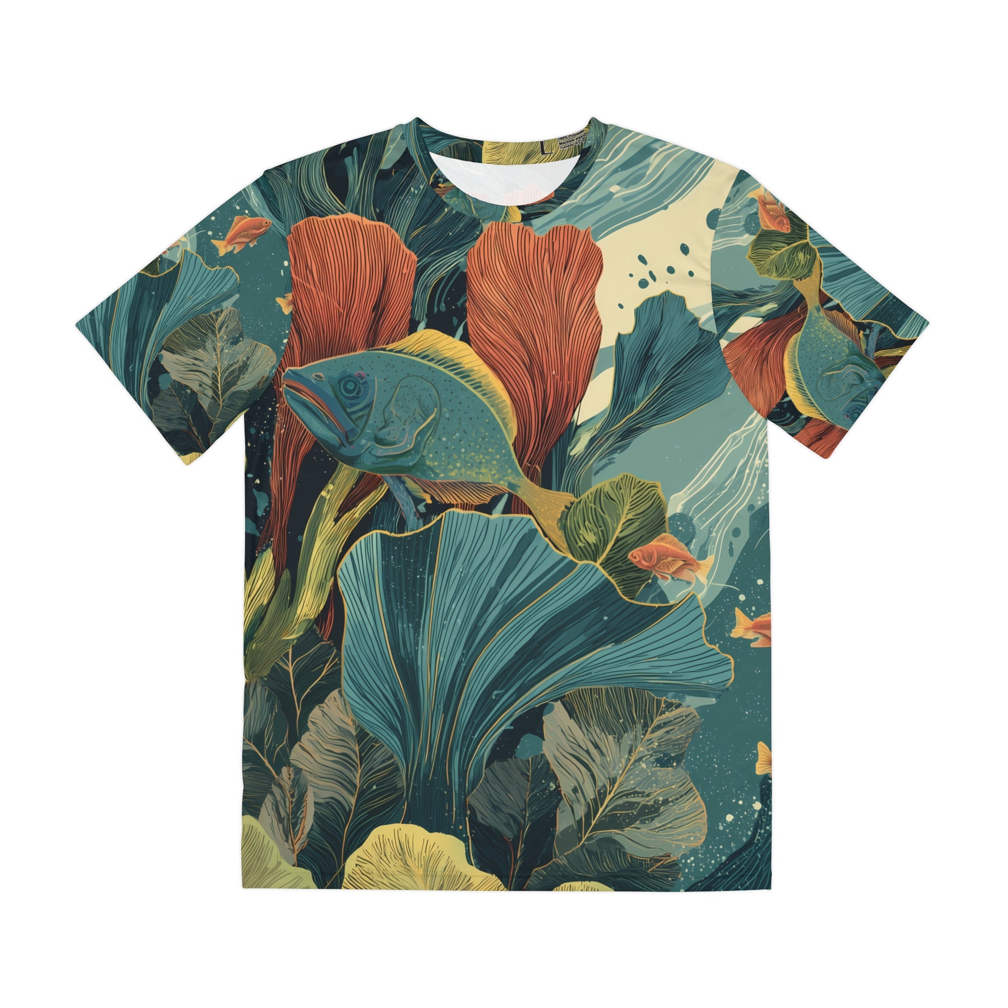Männer Shirt "Verdant Currents", Cosmic Botanicals No. 65