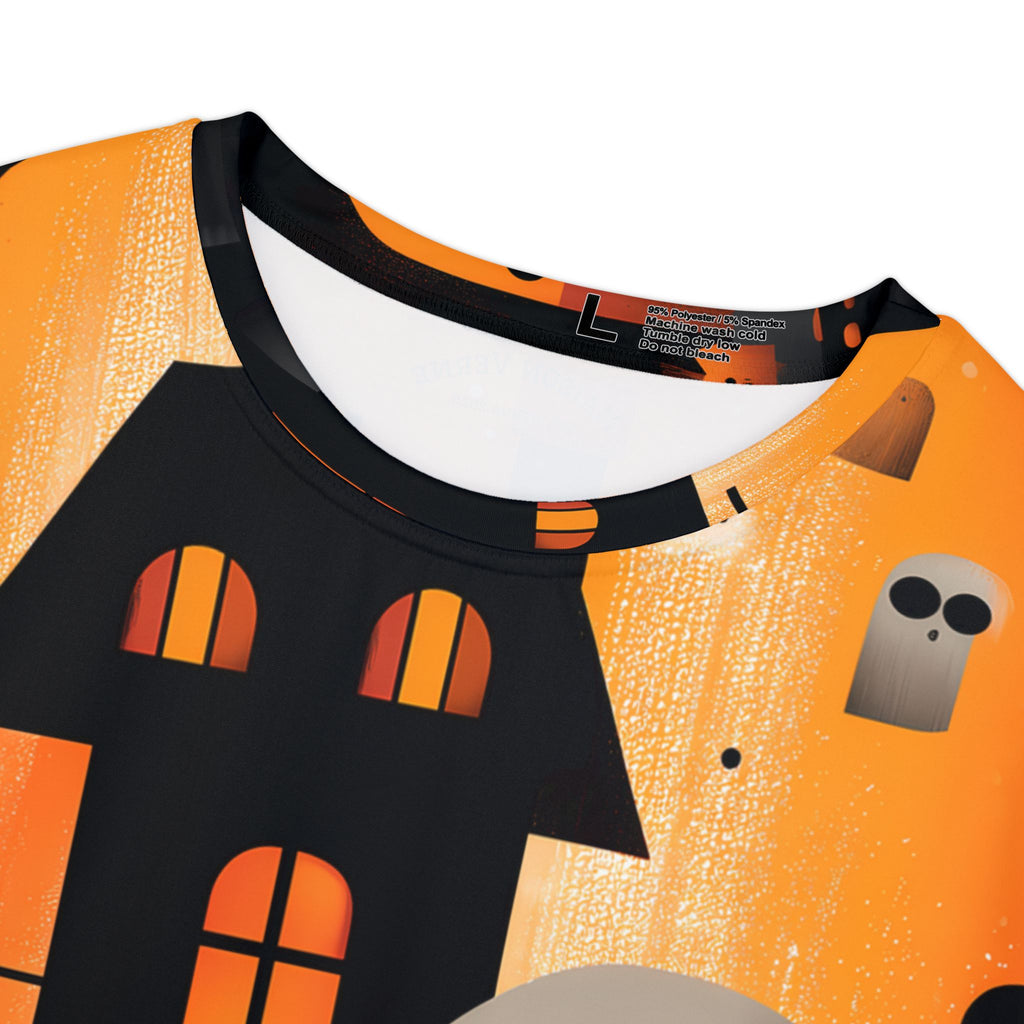Maison Verne Halloween Ltd. Edition Plus Size Damen Shirt "Haunted Manor" - 🎃👻 Wicked Elegance No. 58 👻🎃