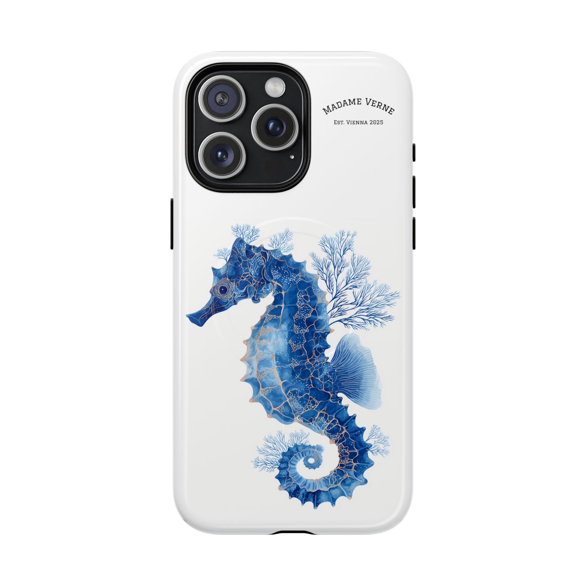 MagSafe iPhone Case "Azure Sentinel" - Opal Depths No. 32