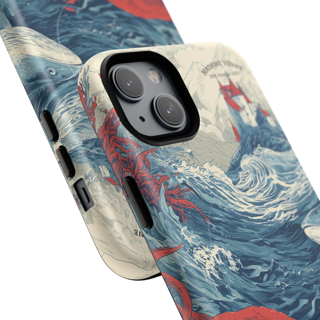 MagSafe iPhone protective case "Kingdom beneath the Waves" - Opal Depths No. 26