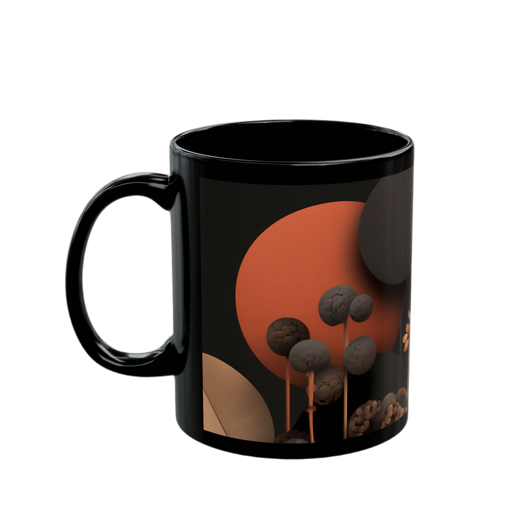 Coffee cup "Amber Serenade" - Golden Autumn No. 07