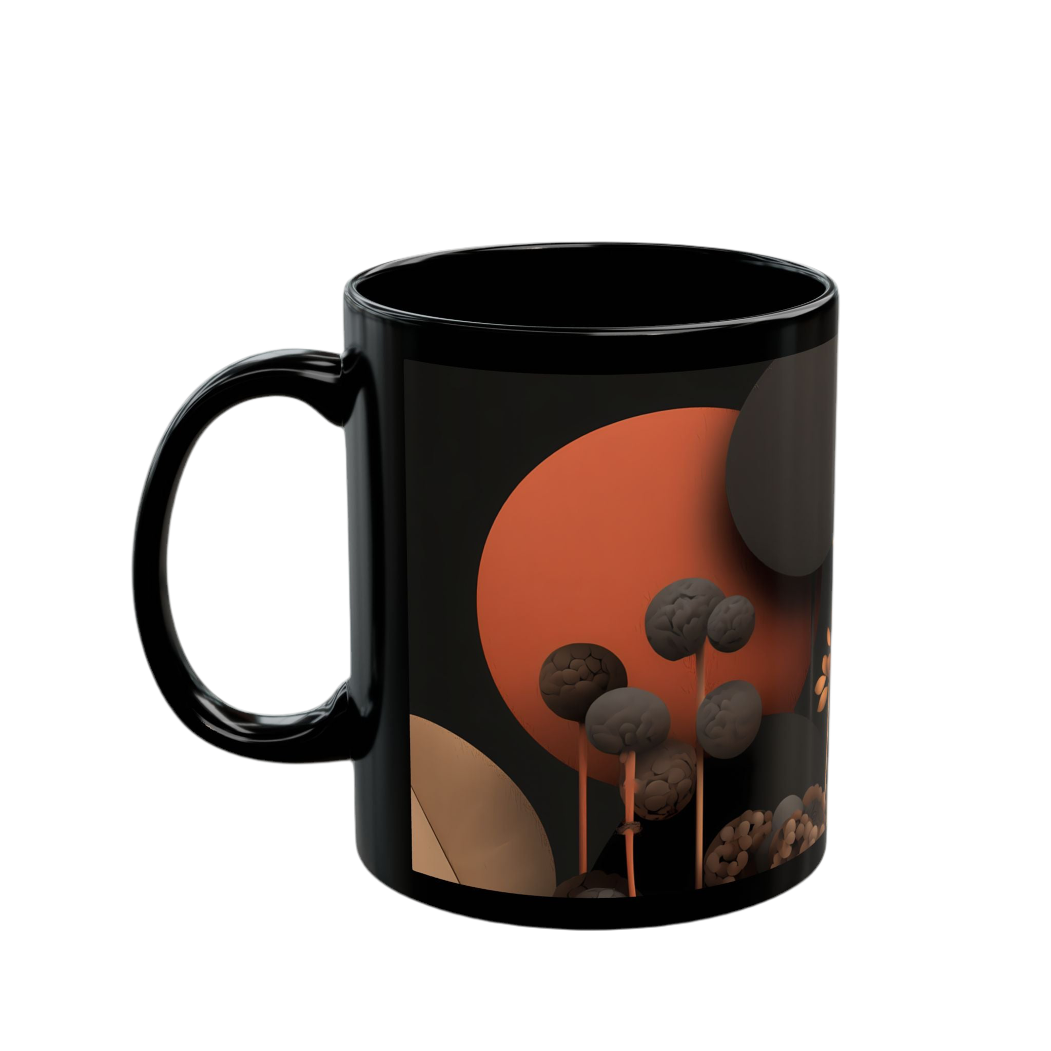 Coffee cup "Amber Serenade" - Golden Autumn No. 07