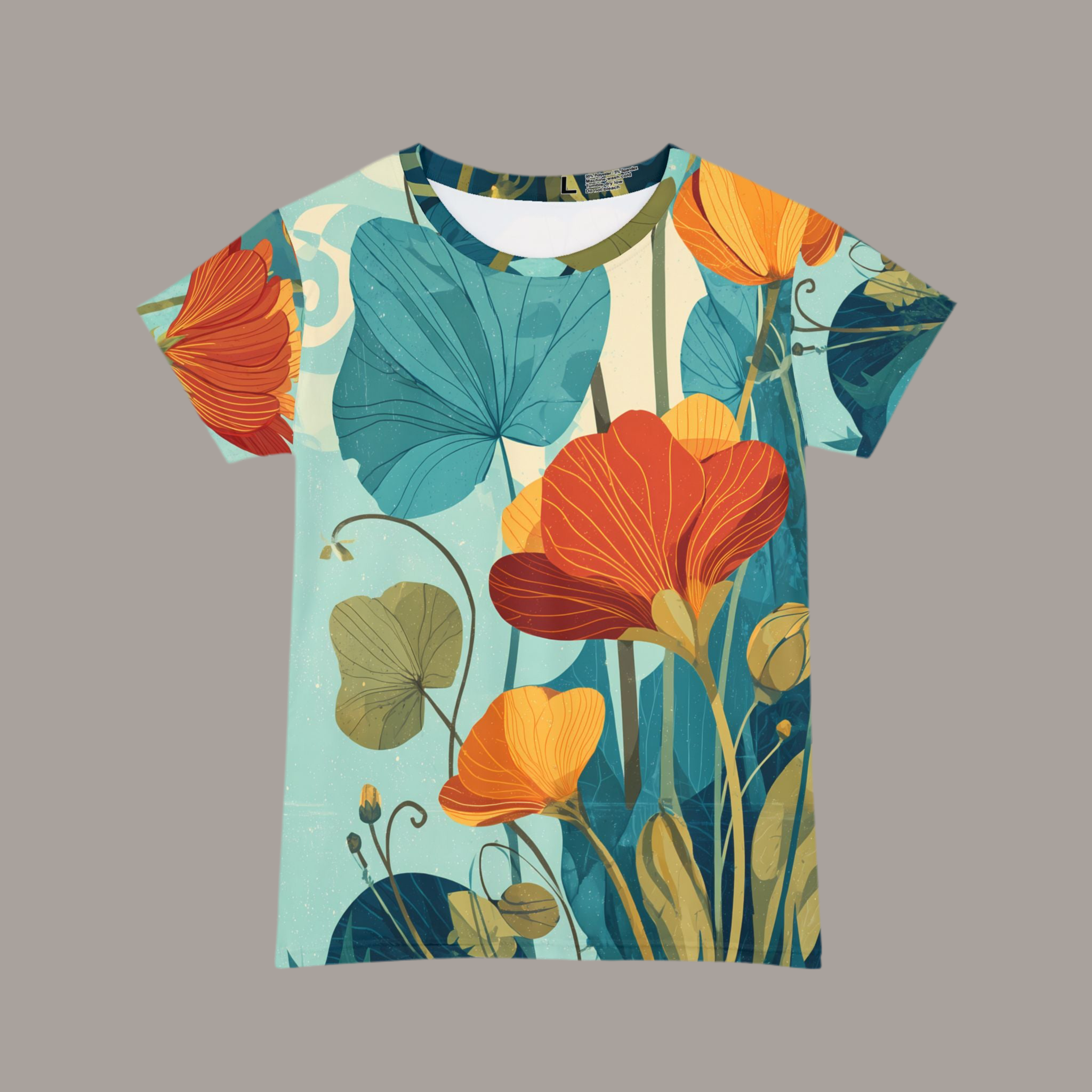 Maison Verne Damen Shirt "Aurora Petals" - Cosmic Botanicals No. 70