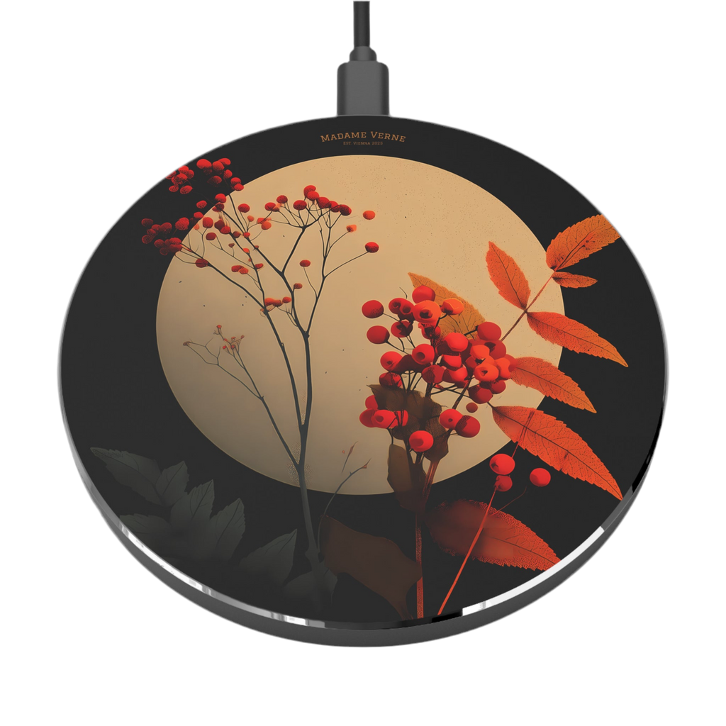 Maison Verne Wireless Charger "Moonlit Rowan" - Golden Autumn No. 24