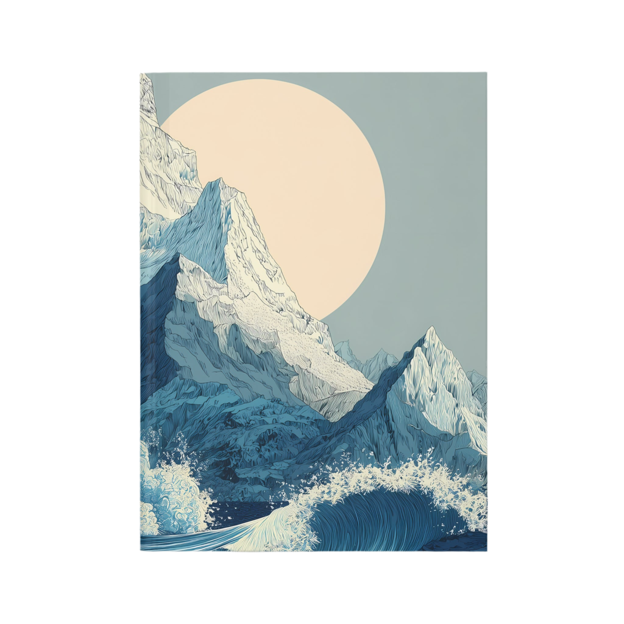 Hardcover Journal "Tides of the Summit" - Below &amp; Beyond No. 36