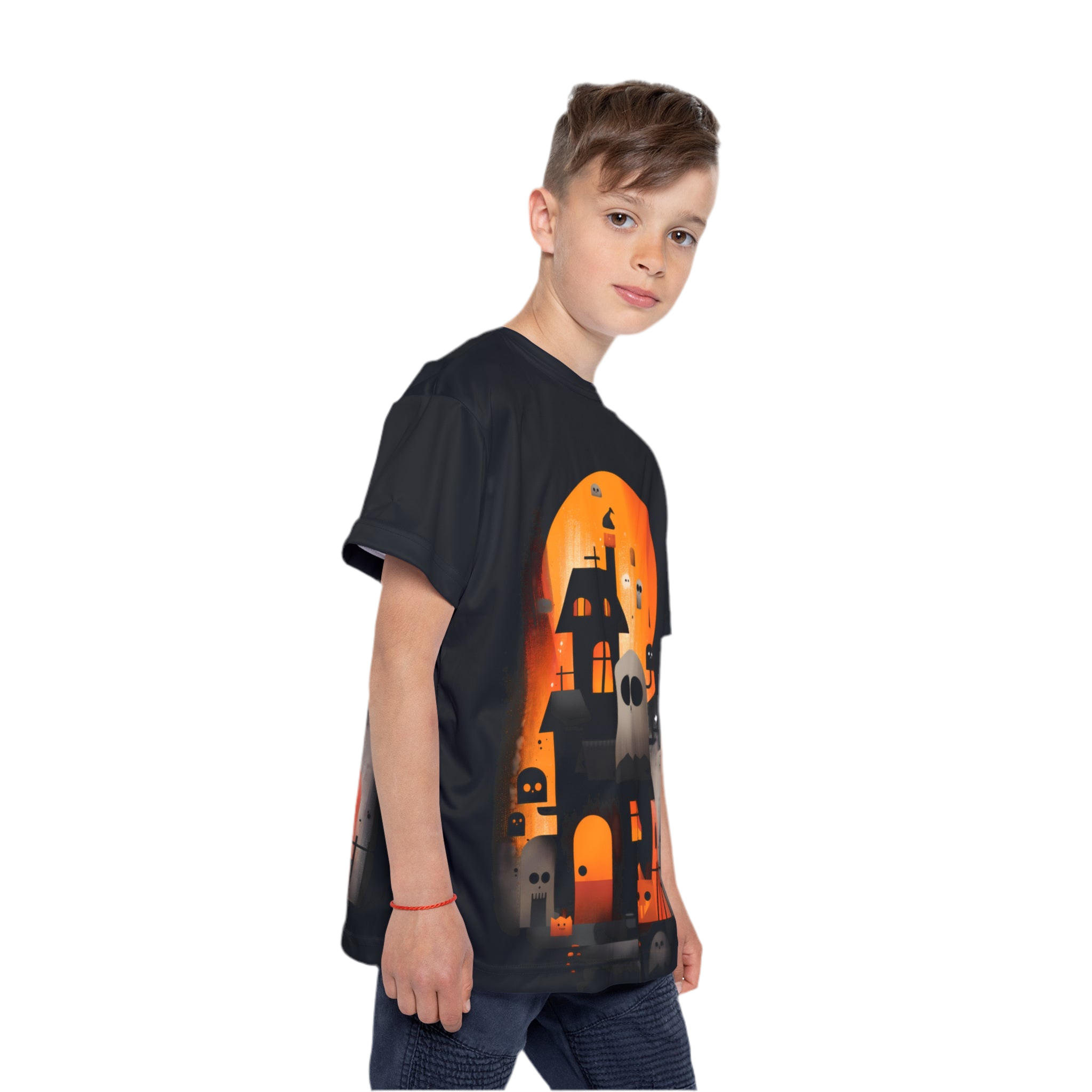 Maison Verne Halloween Ltd. Edition Kinder Shirt "Haunted Manor" - 🎃👻 Wicked Elegance No. 58👻🎃