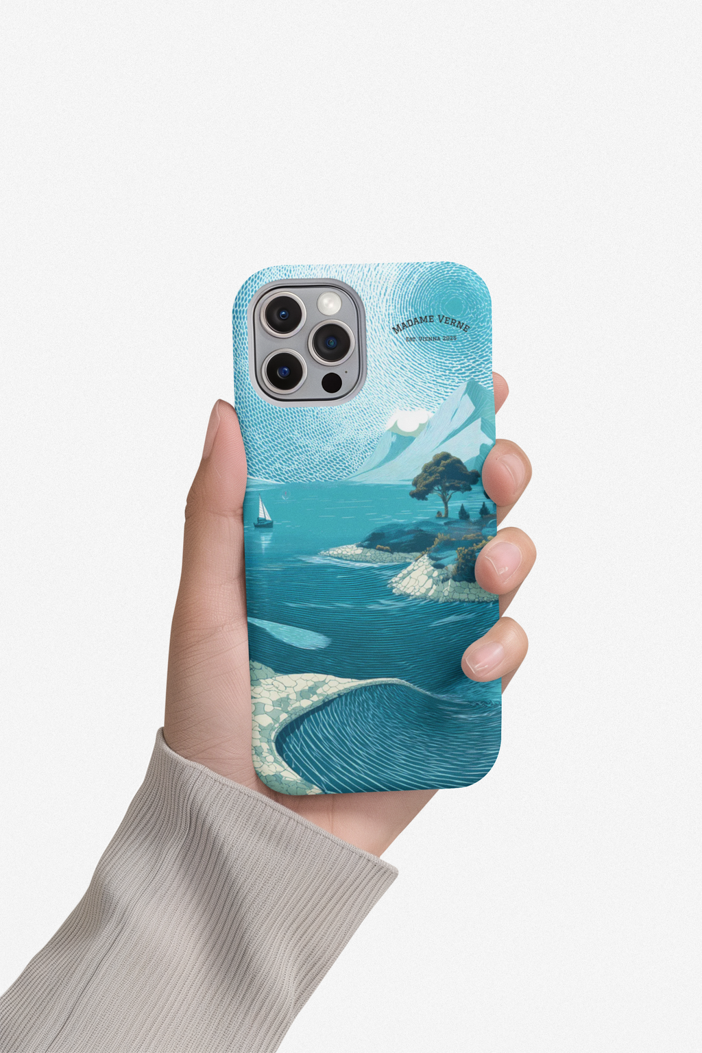 MagSafe iPhone Case "Azure Horizons" - Below & Beyond No. 26