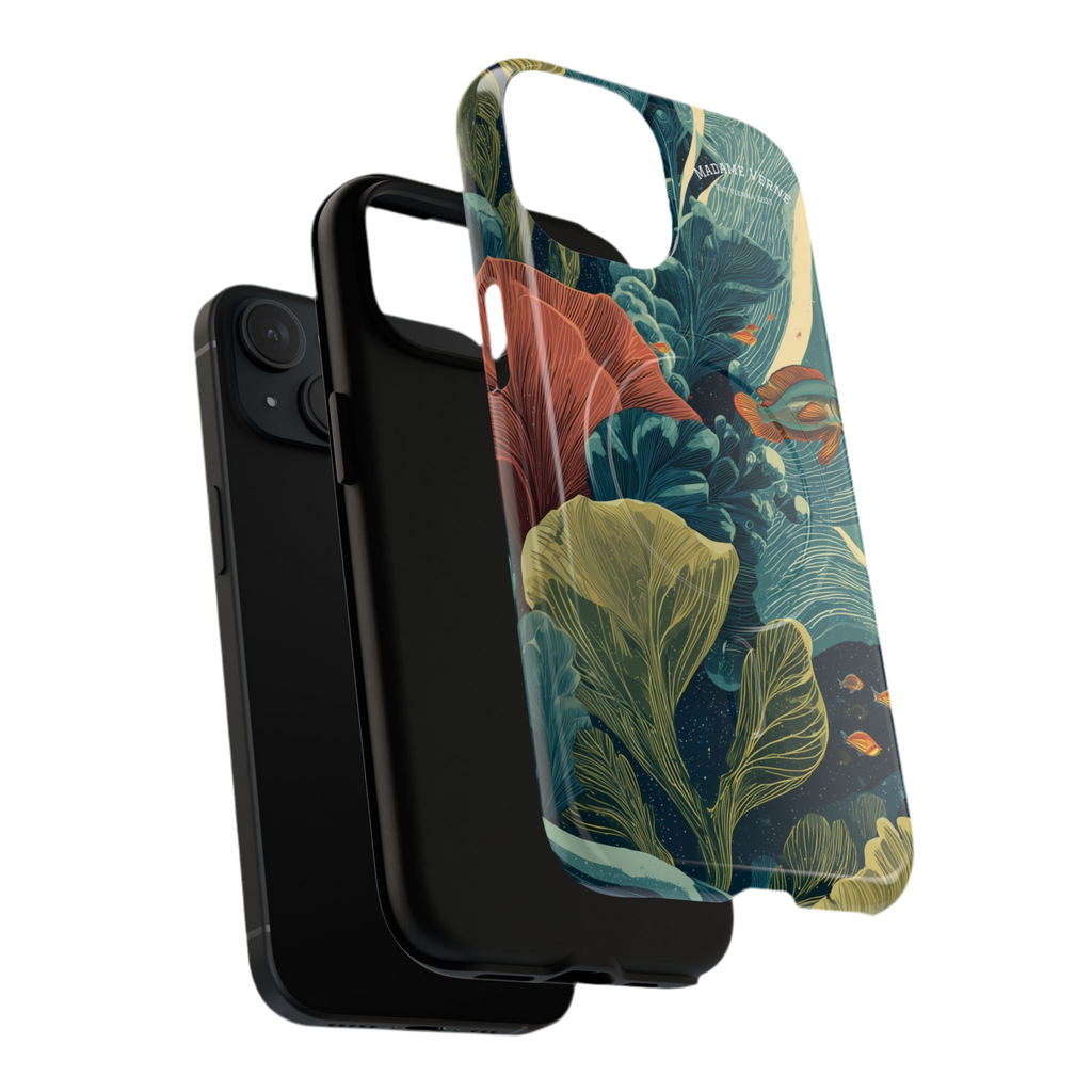 Maison Verne MagSafe iPhone-Schutzhülle "Celestial Reef" - Cosmic Botanicals No. 66