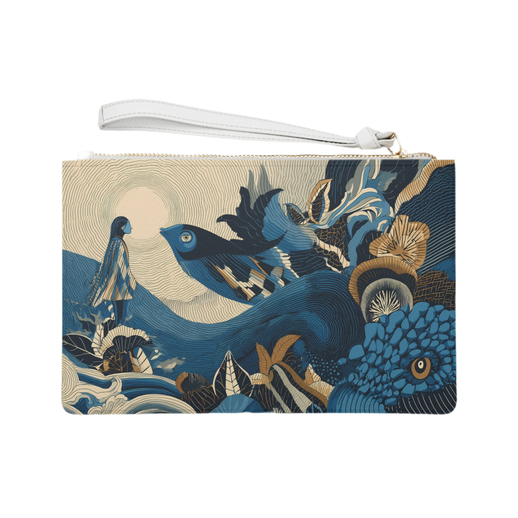 Clutch Bag "Where the Ocean Speaks" - Opal Depths No. 35