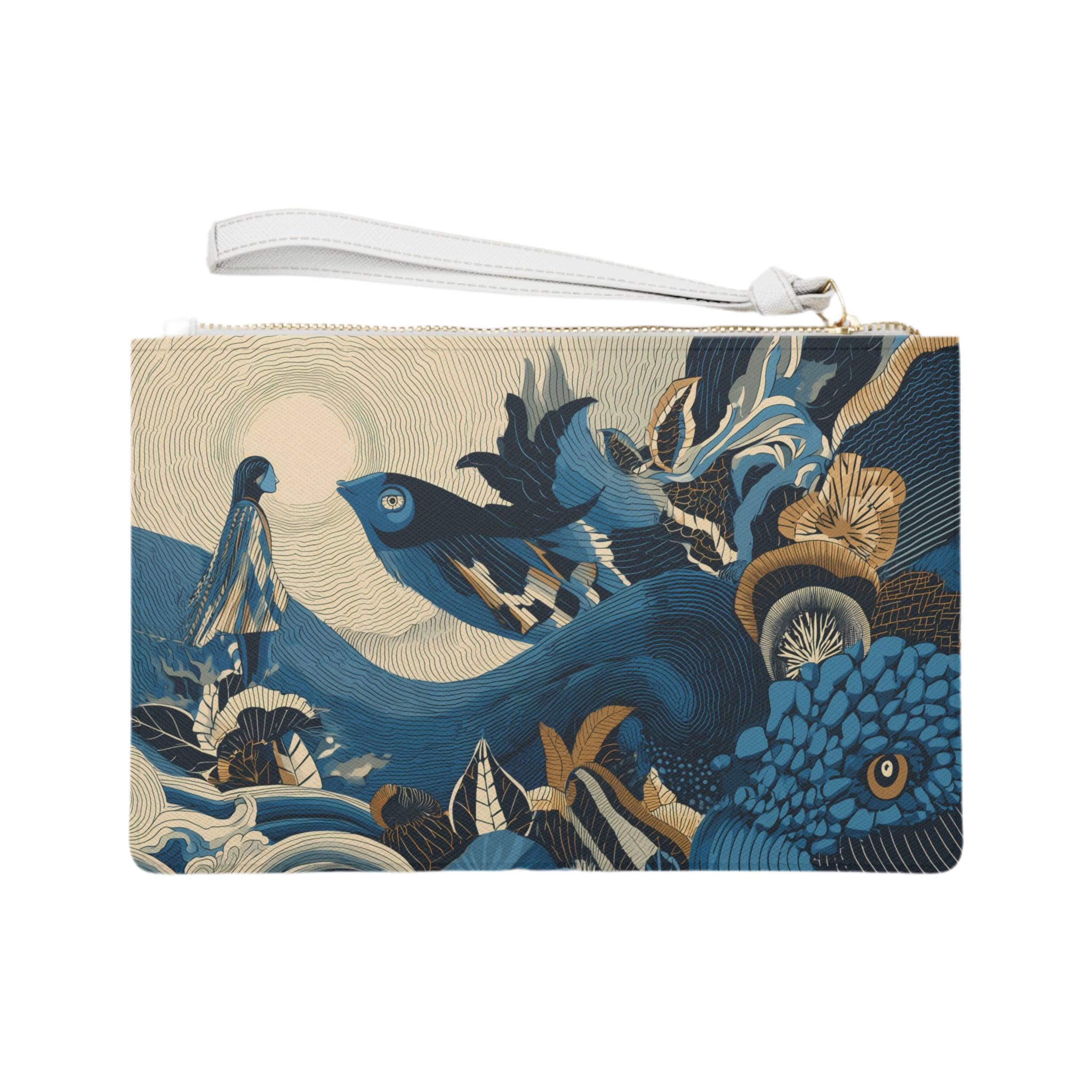 Clutch Bag "Where the Ocean Speaks" - Opal Depths No. 35