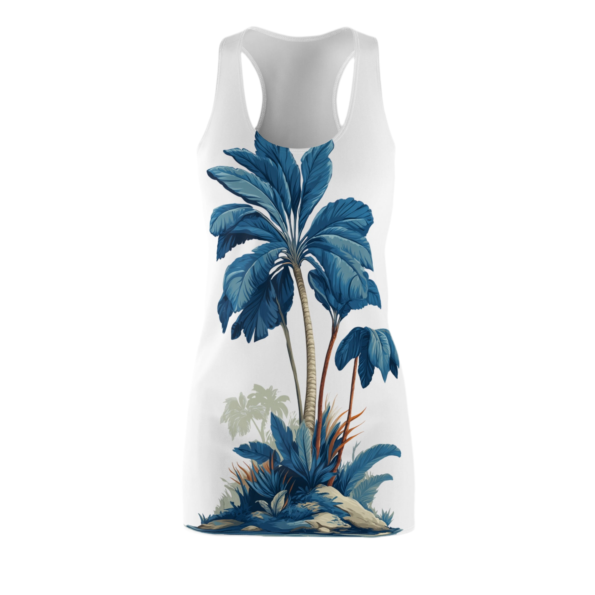 Beach Dress "Blue Tropic" - Wilderness Whisper No. 02