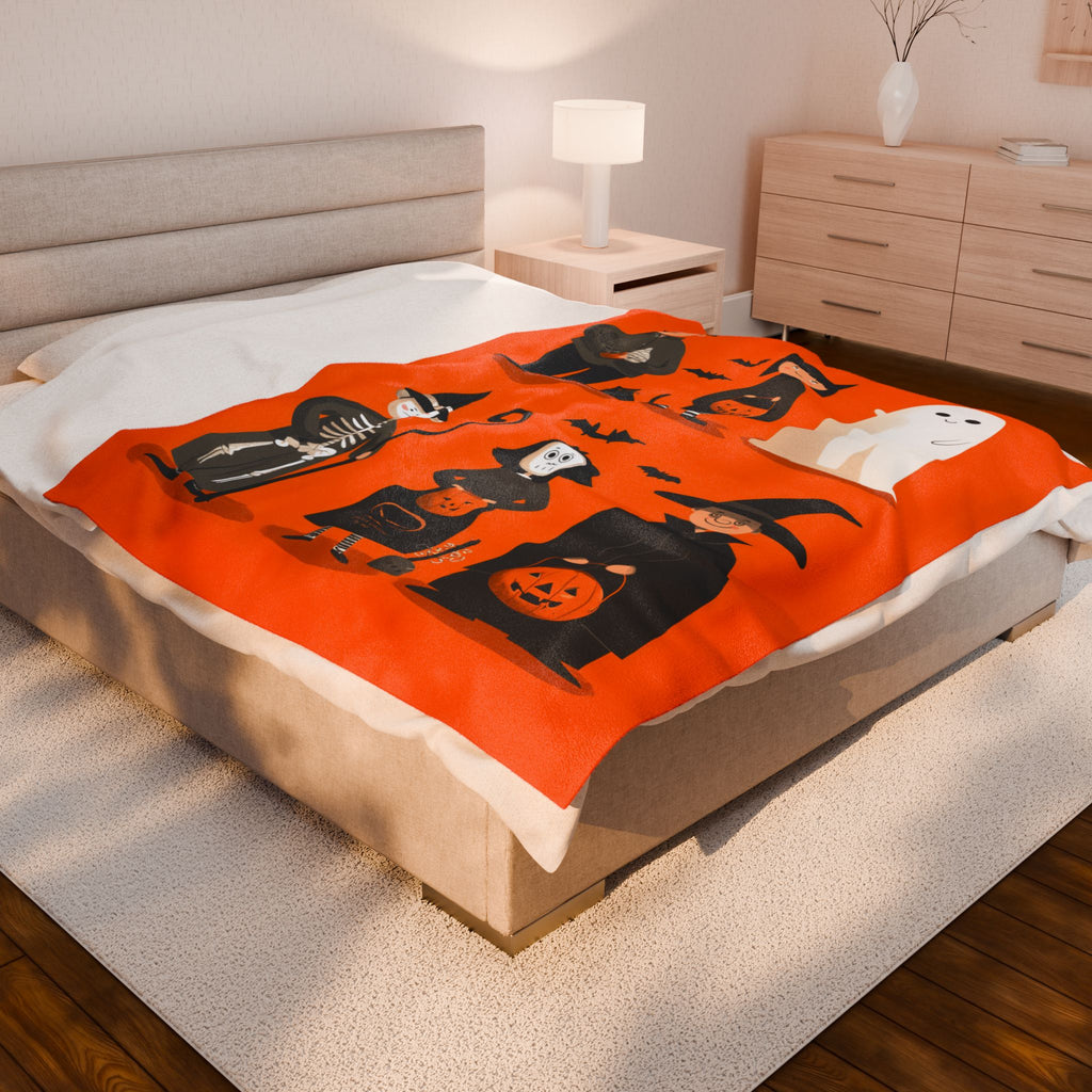 Maison Verne Halloween Ltd. Edition Velours-Kuscheldecke - 🎃👻 Wicked Elegance No. 87 👻🎃