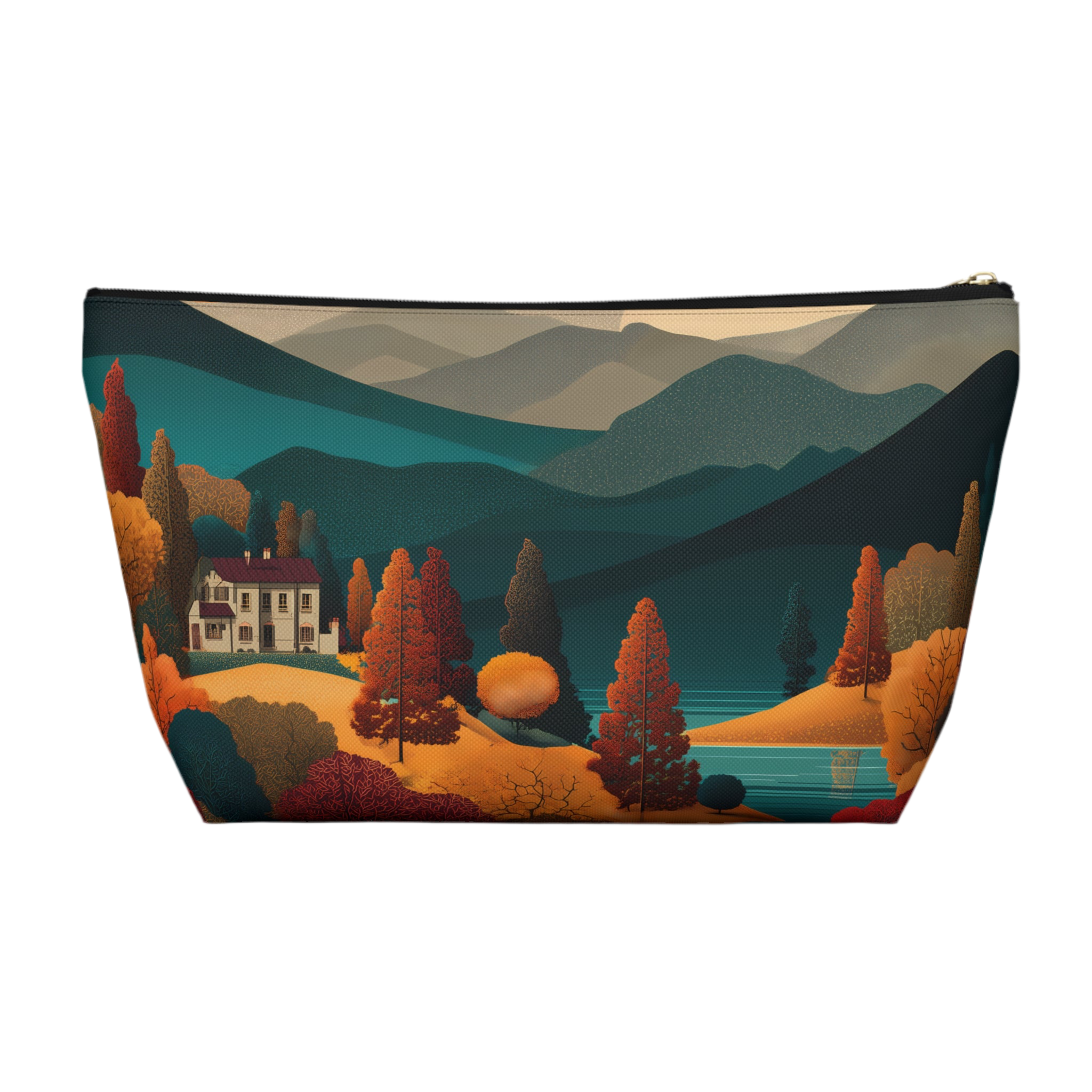 Maison Verne Kosmetiktasche "Twilight over Golden Hills" - Golden Autumn No. 20