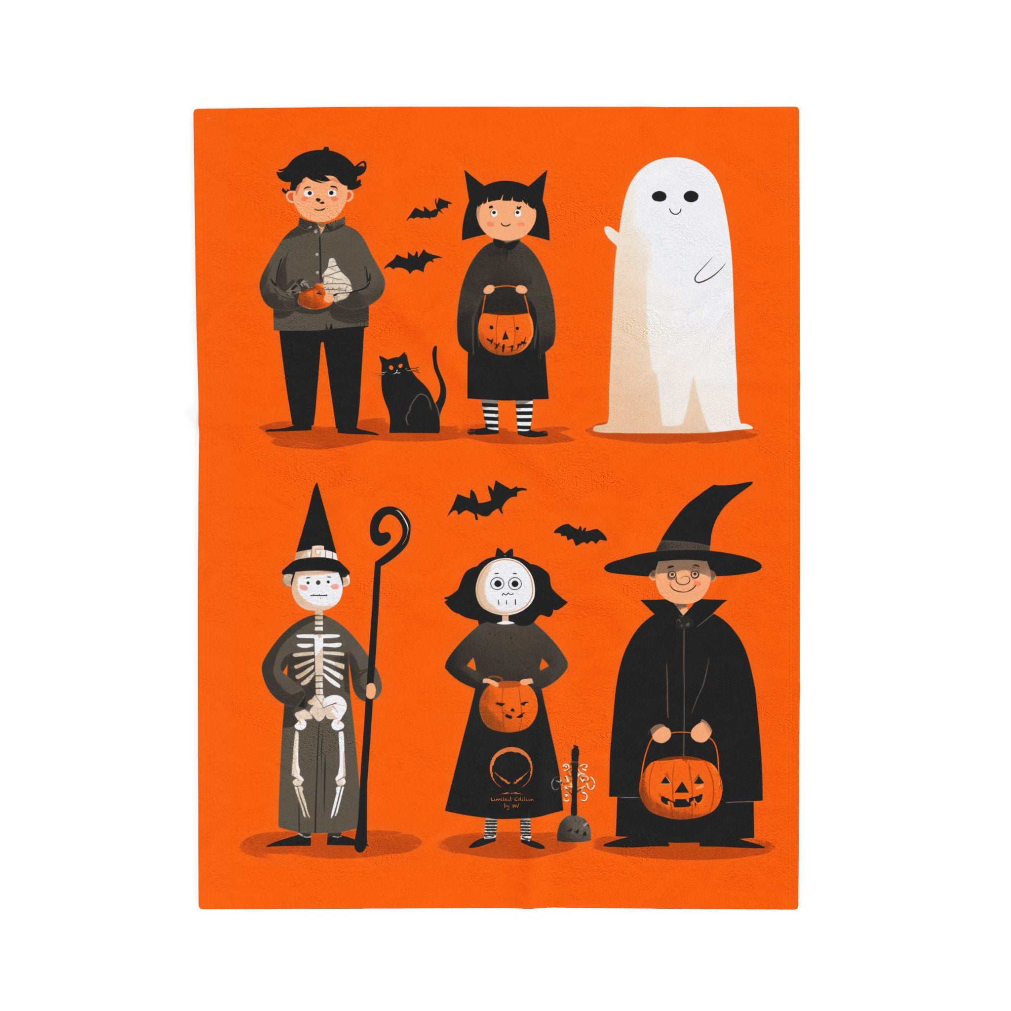 Maison Verne Halloween Ltd. Edition Velours-Kuscheldecke - 🎃👻 Wicked Elegance No. 87 👻🎃