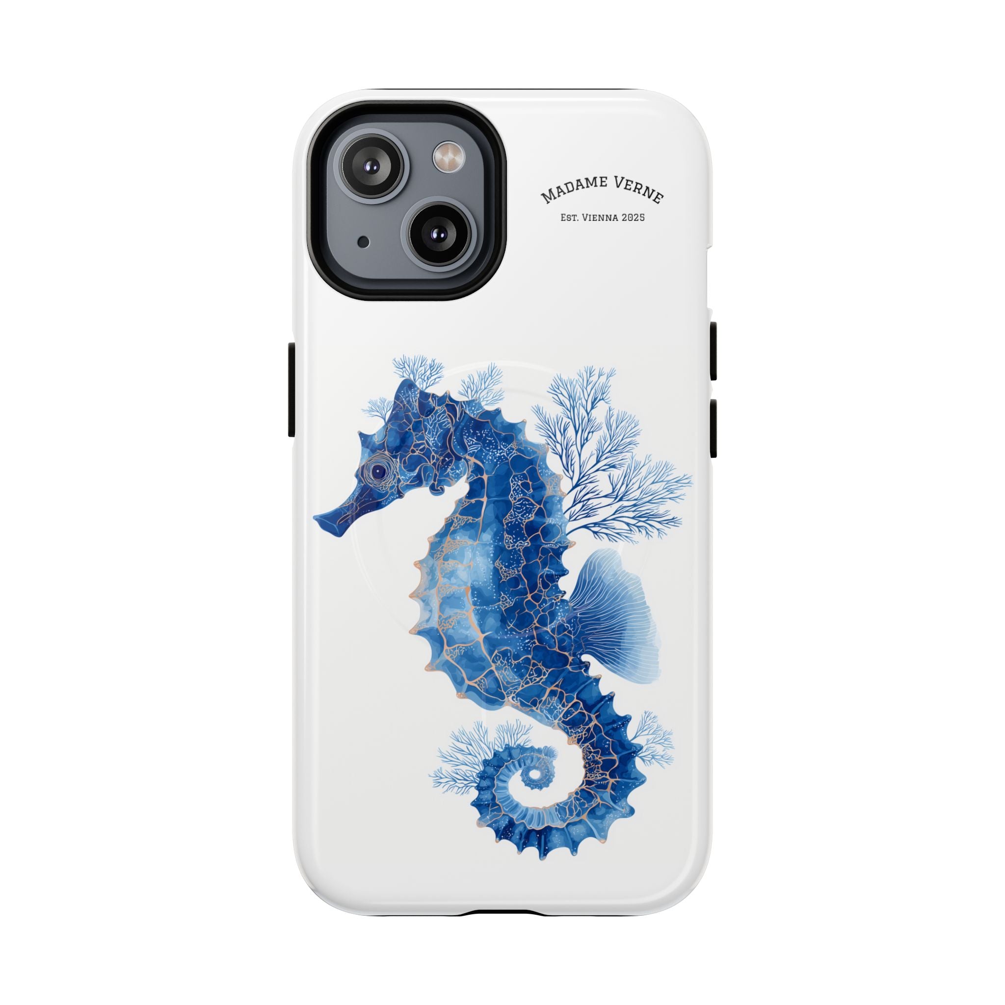 MagSafe iPhone Case "Azure Sentinel" - Opal Depths No. 32