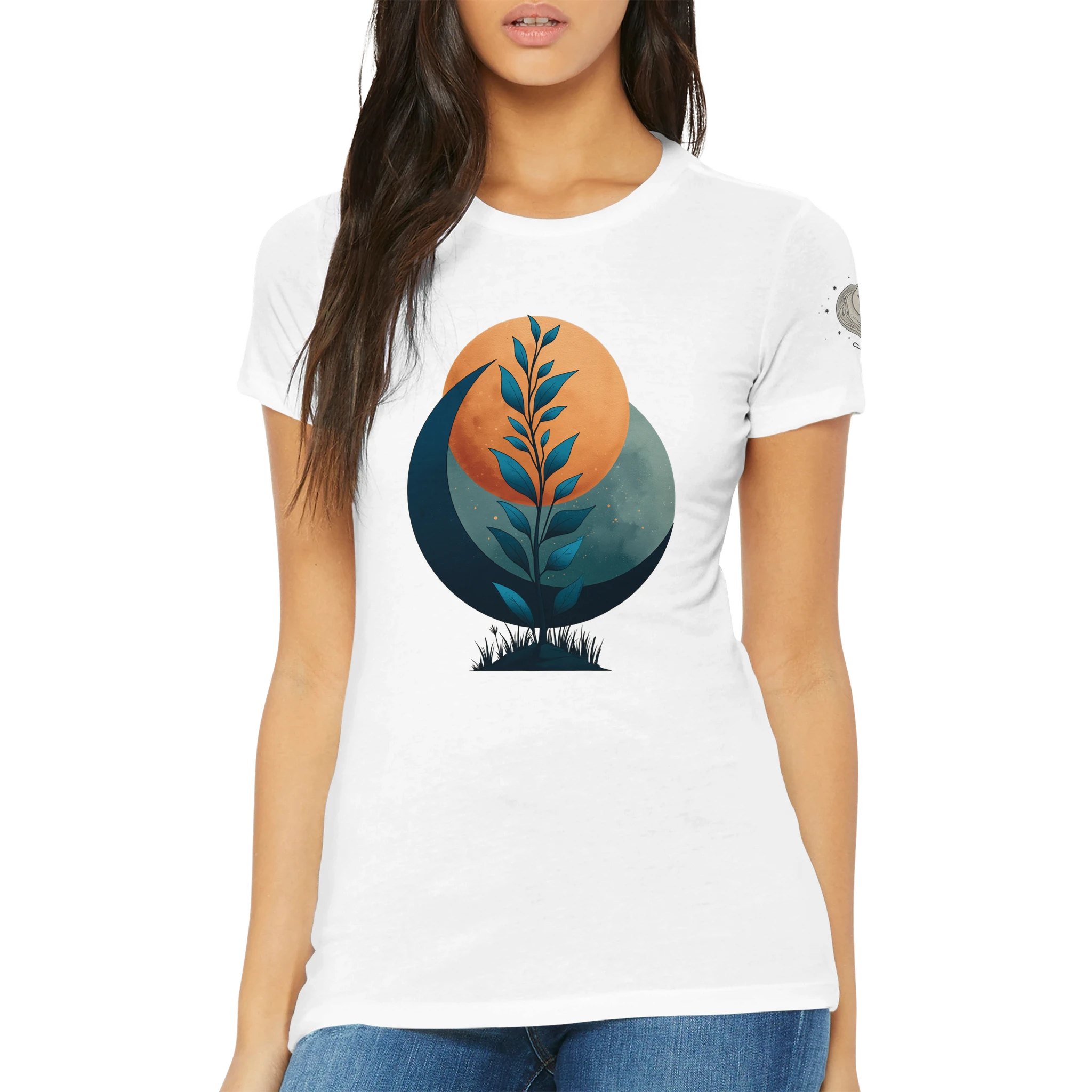 Damen T-shirt "Solar Root" - Cosmic Botanicals No. 24 (EU)