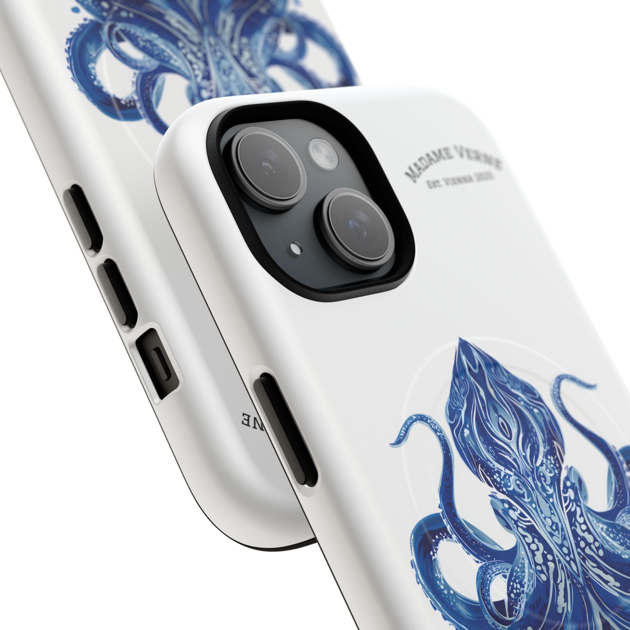 MagSafe iPhone Case "Deep Blue Bloom" - Opal Depths No. 32
