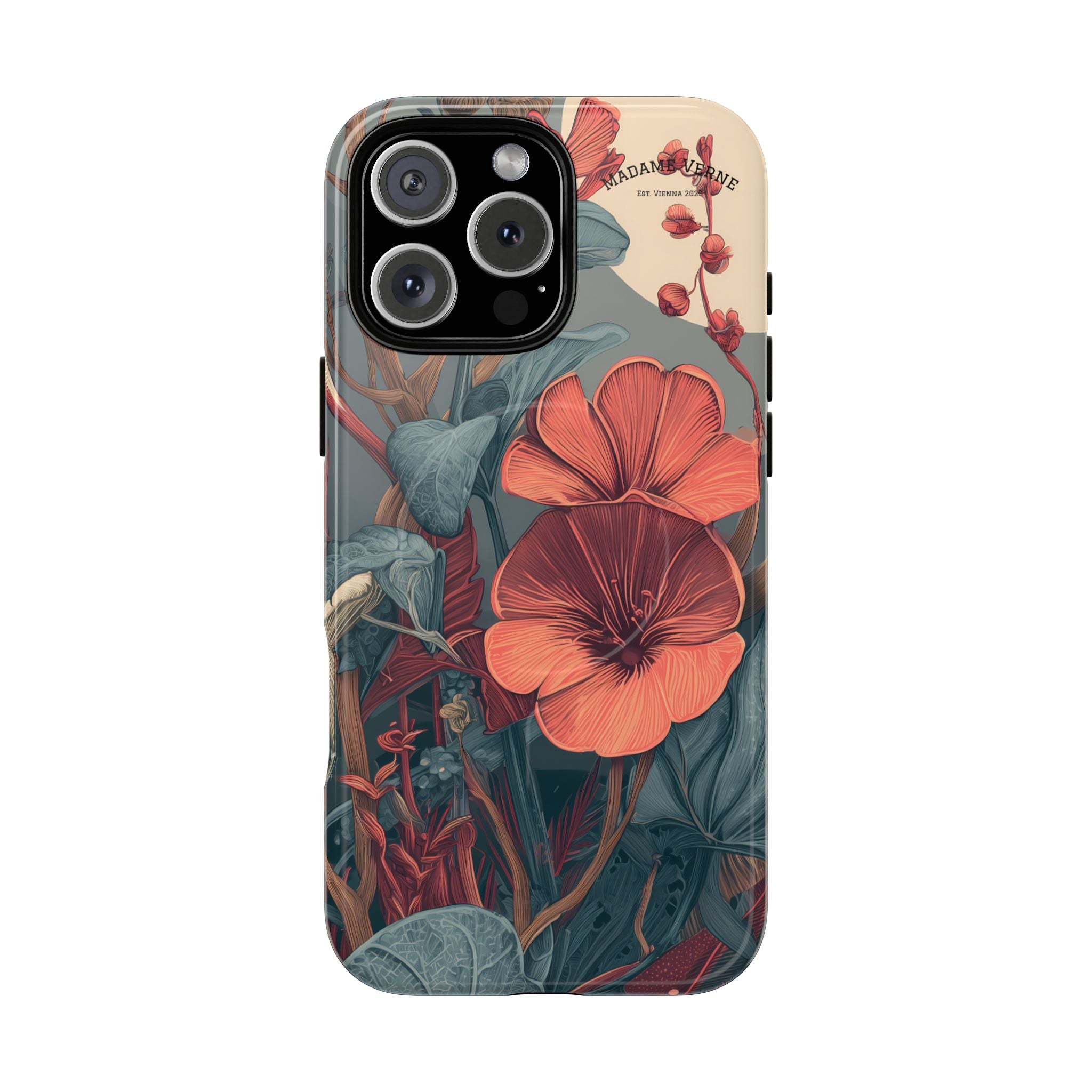 MagSafe iPhone-Schutzhülle "Lunar Bloom" - Cosmic Botanicals No. 56