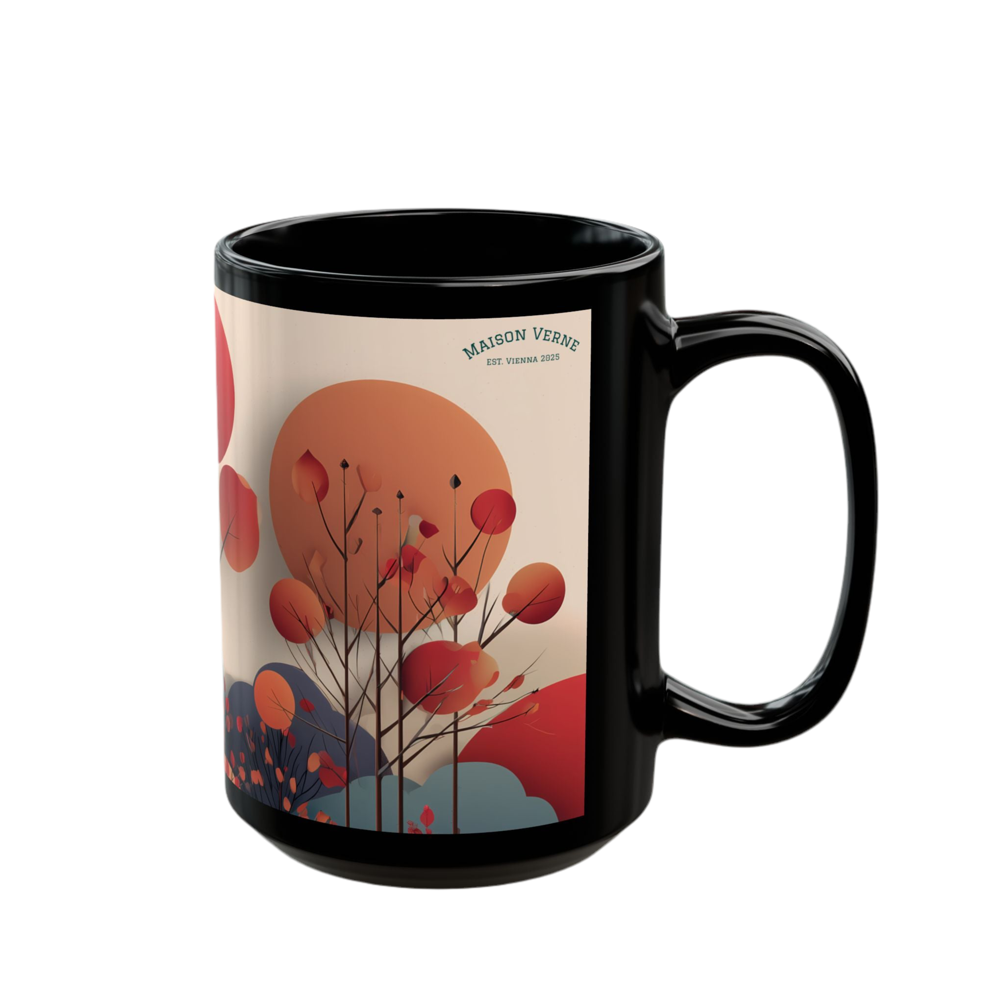 Coffee cup "Amber Horizon" - Golden Autumn No. 72
