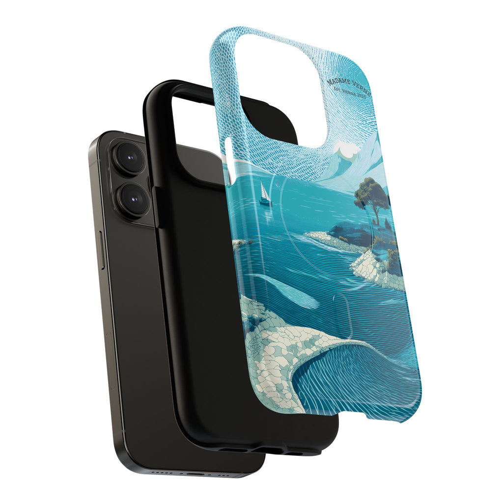 MagSafe iPhone Case "Azure Horizons" - Below & Beyond No. 26