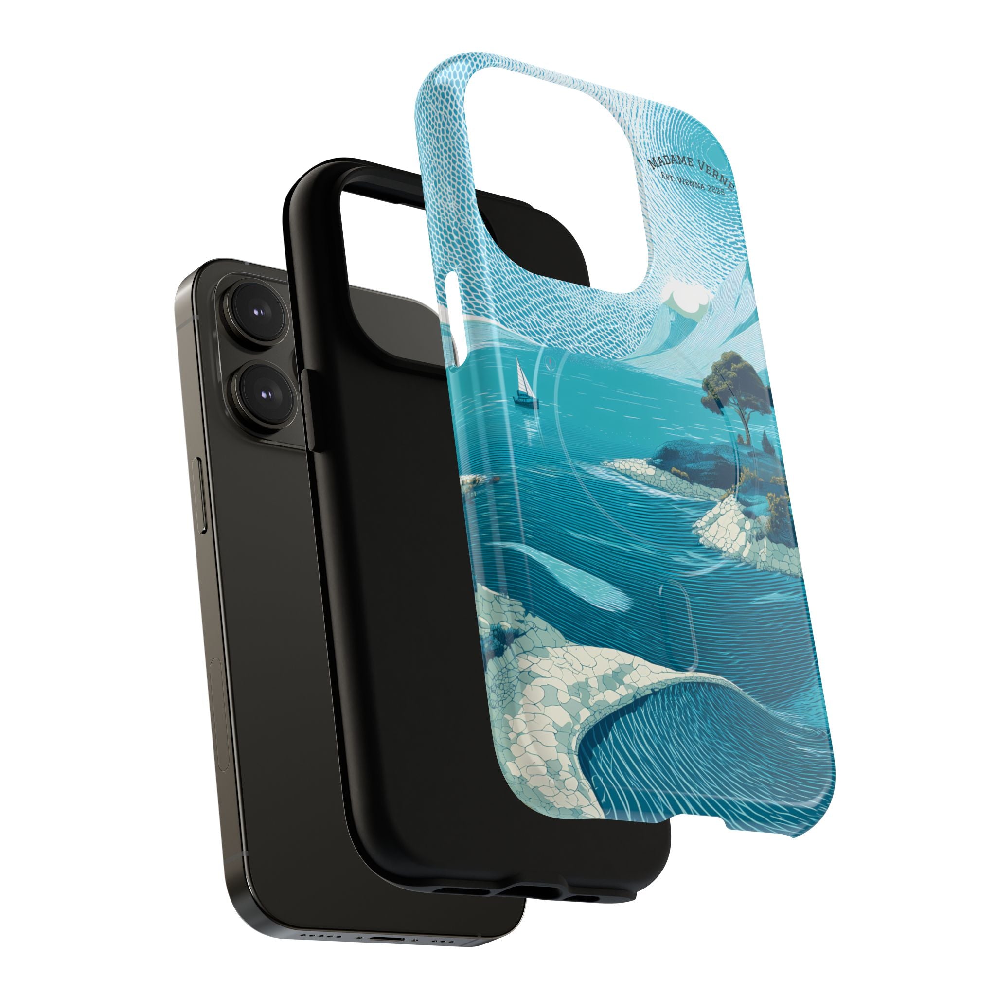 MagSafe iPhone Case "Azure Horizons" - Below & Beyond No. 26