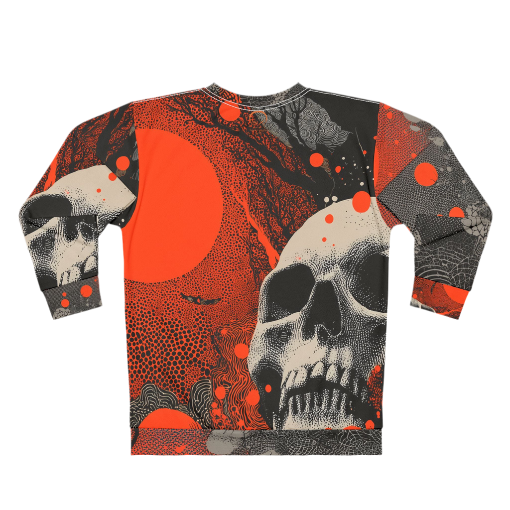 Maison Verne Halloween Ltd. Edition Sweatshirt "Crimson Eclipse" - 🎃👻 Wicked Elegance No. 54 👻🎃