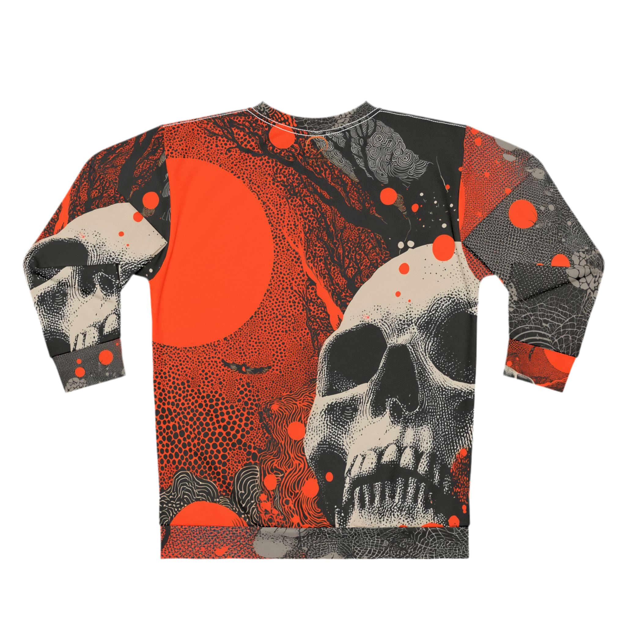Maison Verne Halloween Ltd. Edition Sweatshirt "Crimson Eclipse" - 🎃👻 Wicked Elegance No. 54 👻🎃