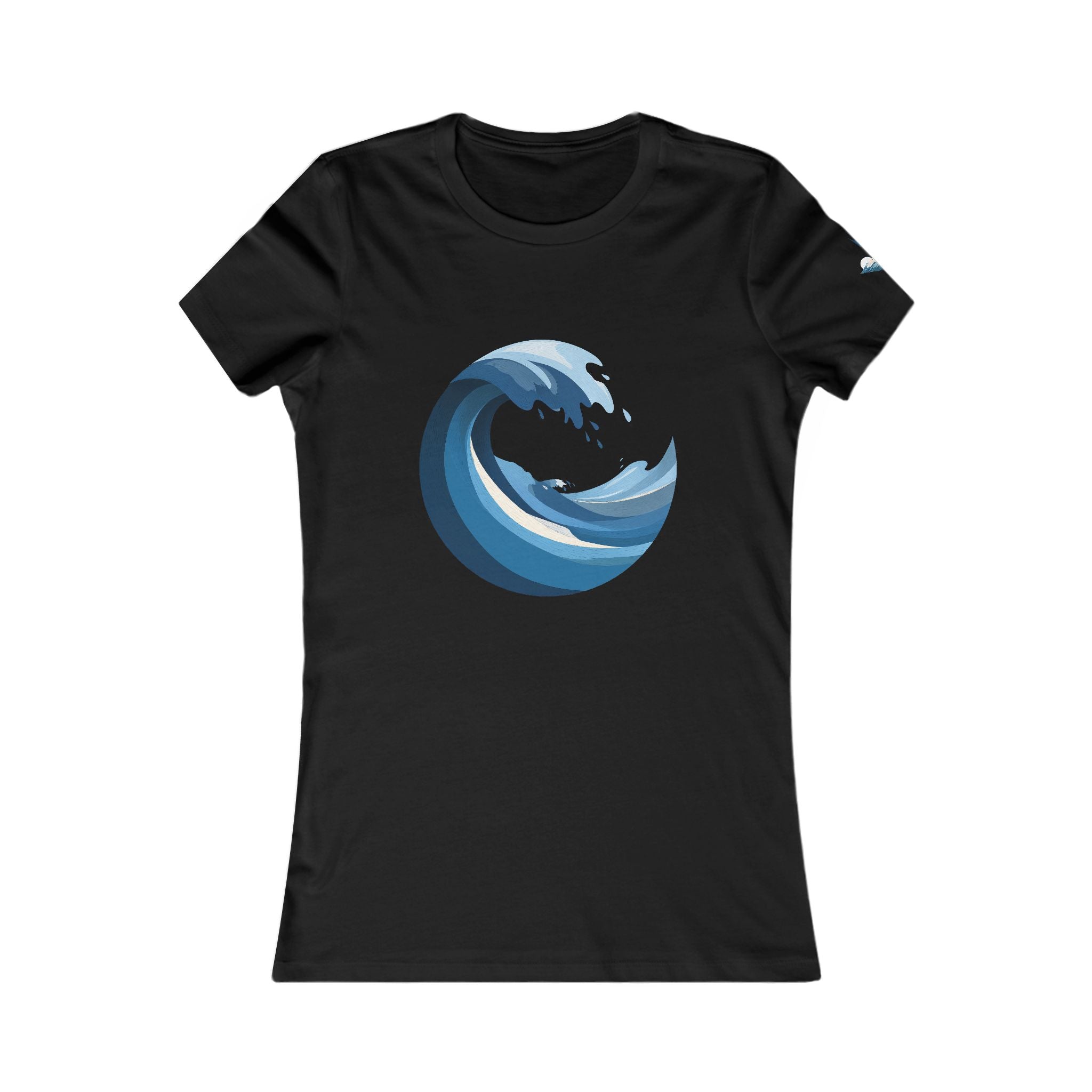Women's T-shirt “Blue Wave” - Opal Depths No. 19 (EU)