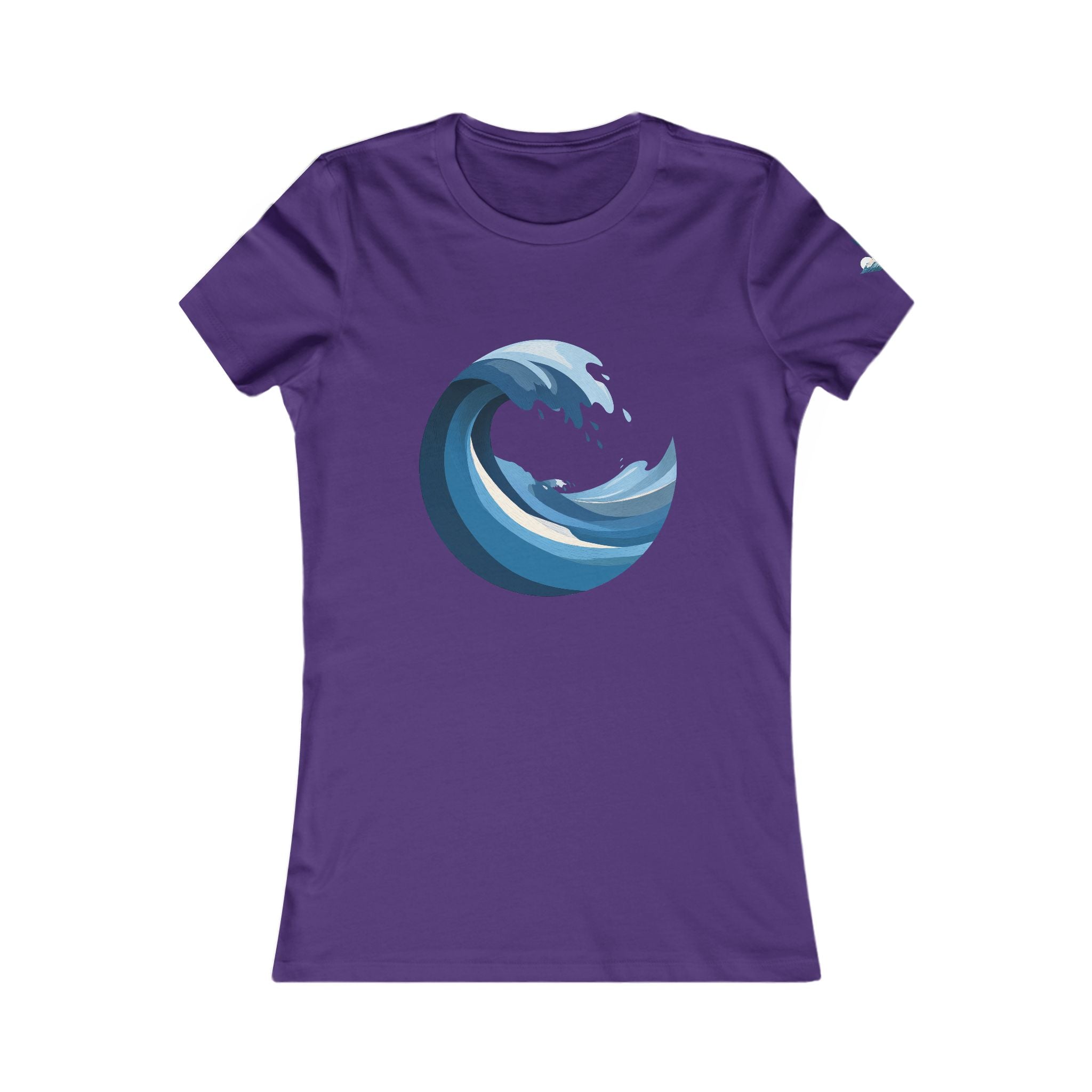 Women's T-shirt “Blue Wave” - Opal Depths No. 19 (EU)