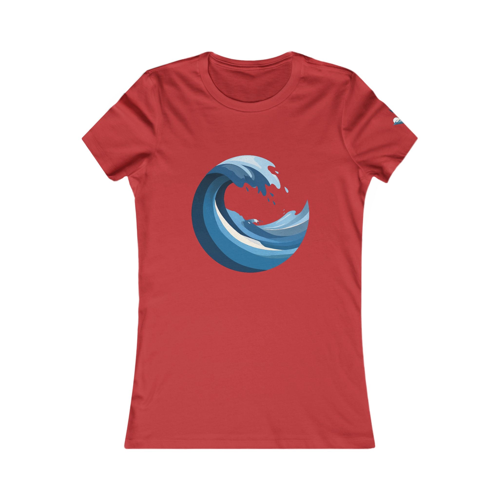 Women's T-shirt “Blue Wave” - Opal Depths No. 19 (EU)