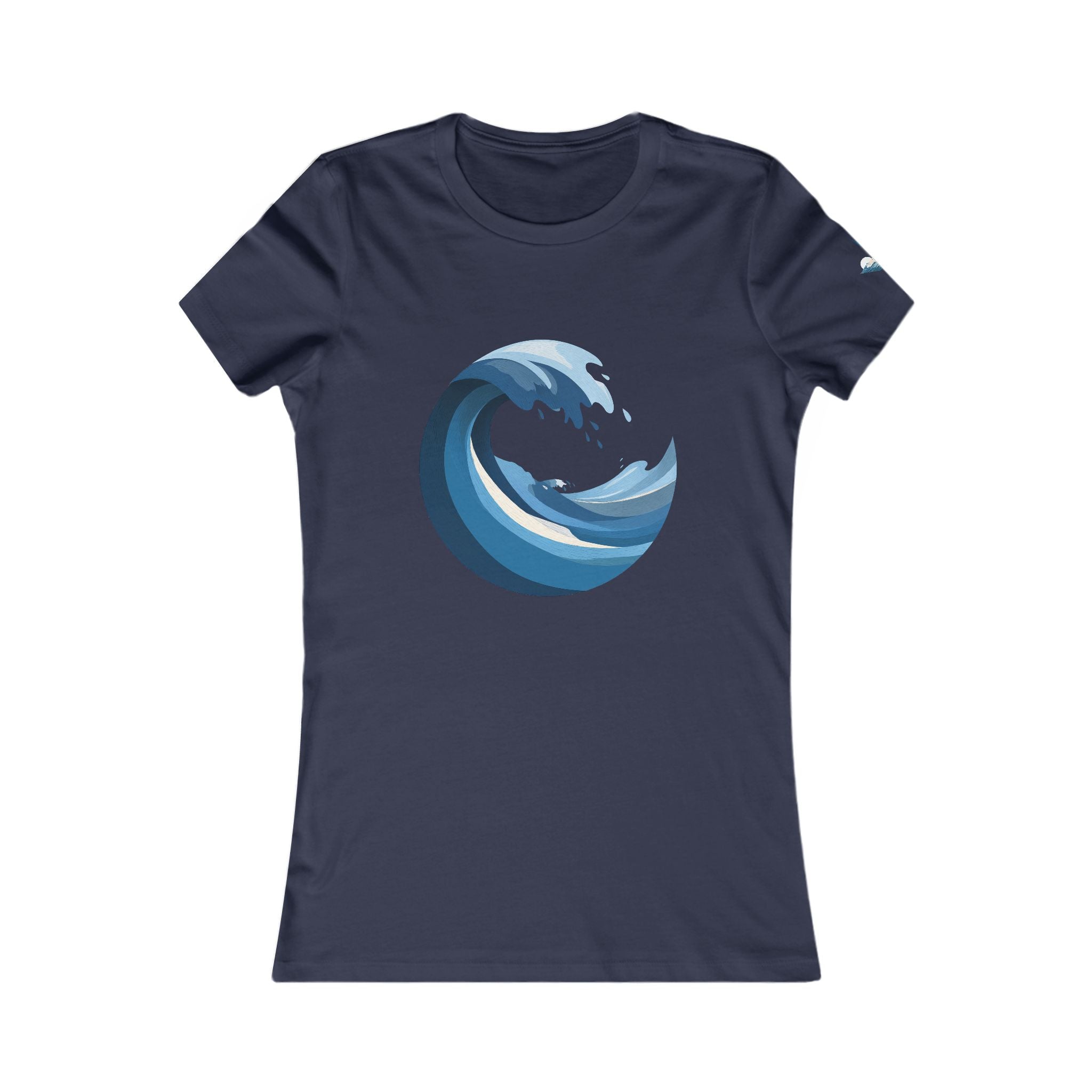 Women's T-shirt “Blue Wave” - Opal Depths No. 19 (EU)