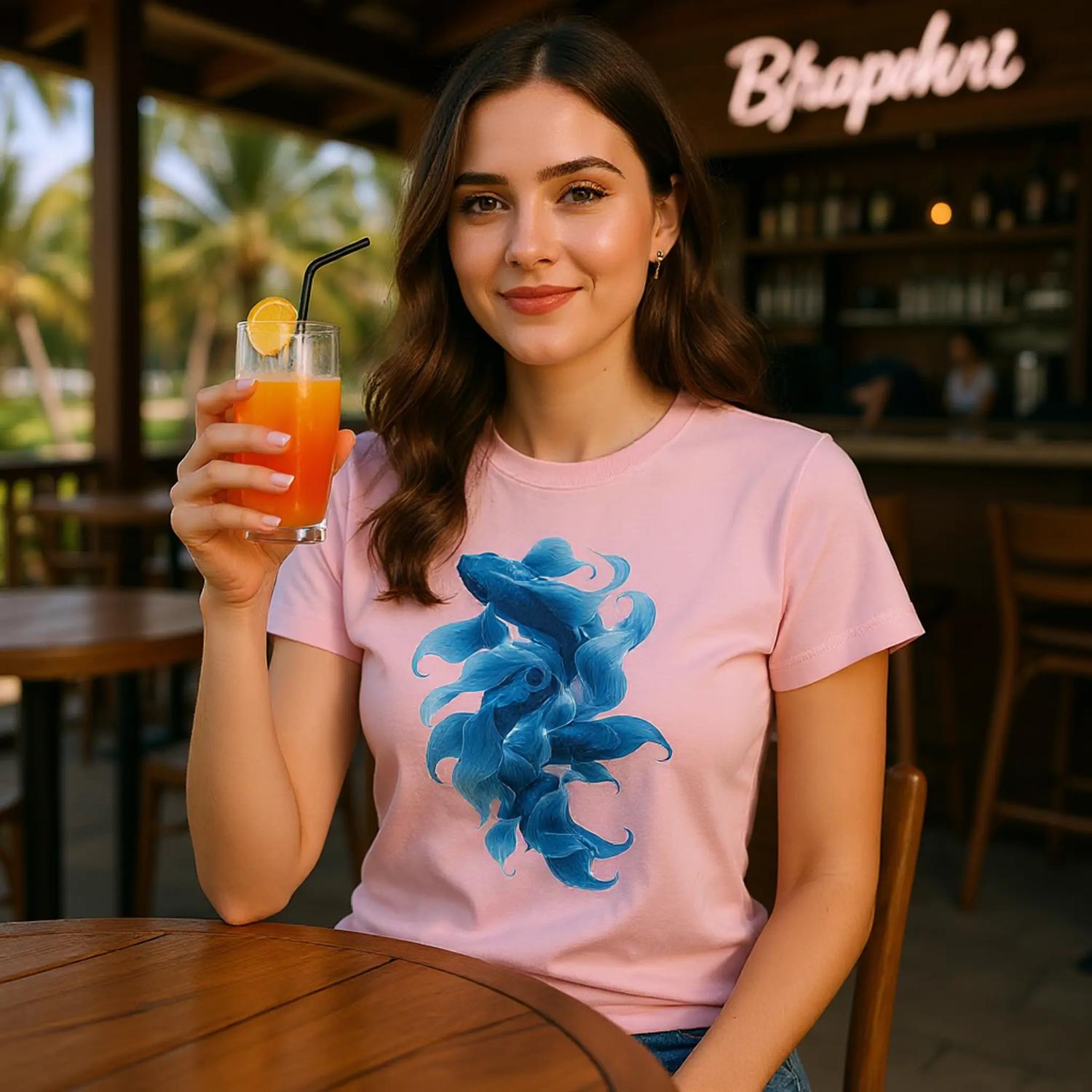 Women's T-shirt "Tidal Spirit" - Opal Depths No. 21 (EU)
