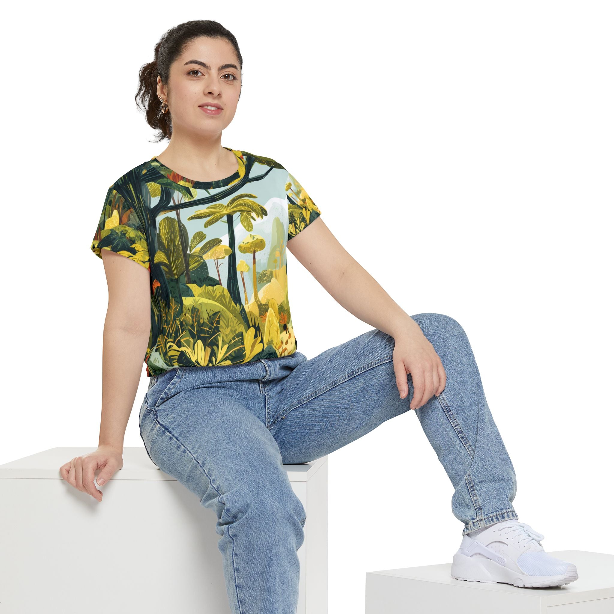 Women's Shirt "Jungle Sonata" - Wilderness Whisper No. 77