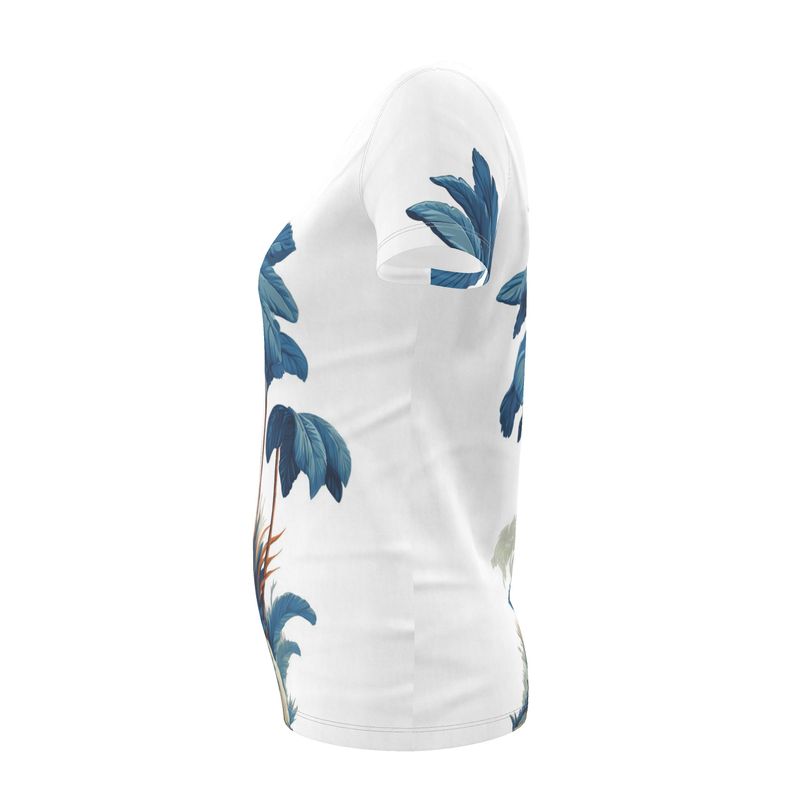 MV Couture Signature Damen T-Shirt "Blue Tropic" - Wilderness Whisper No. 02